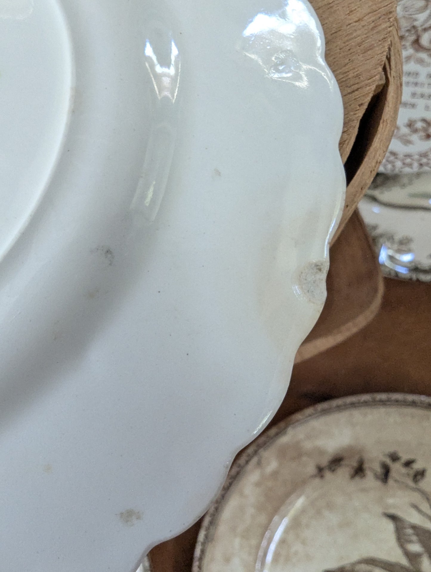 Devon's Sprays Johnson Bothers Ironstone transferware lot
