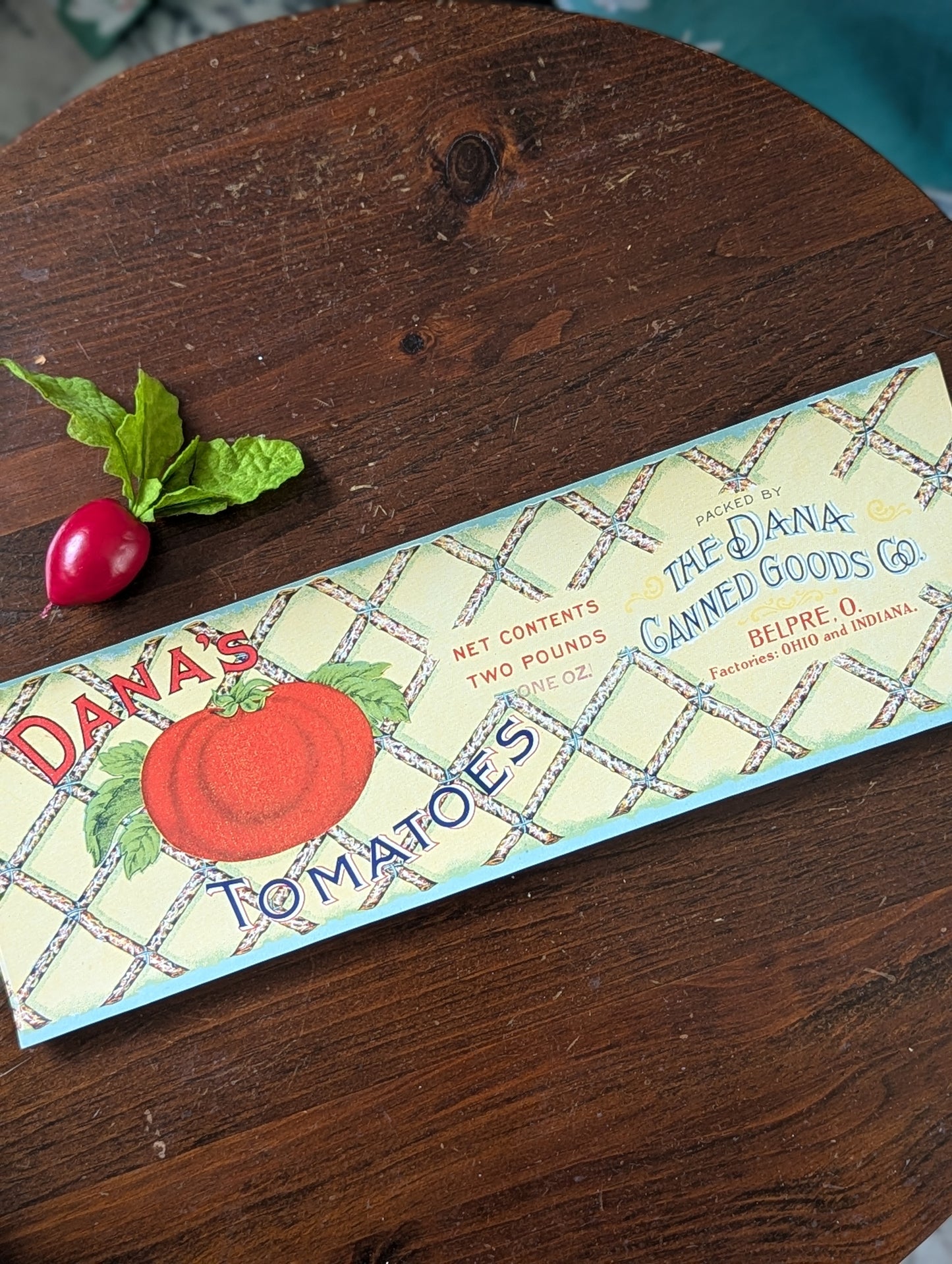 Tomato can label