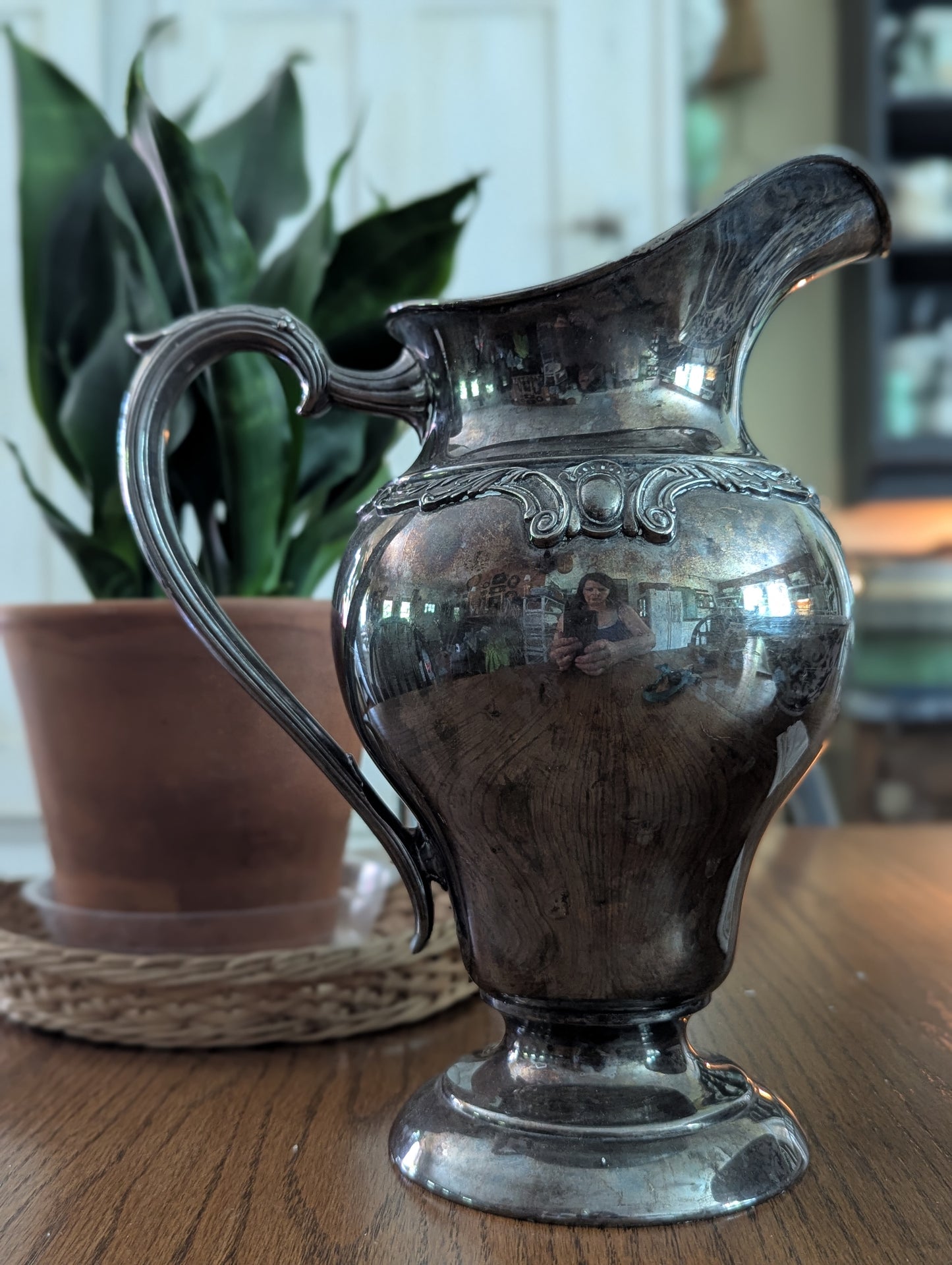 Wilcox International Silver water pitcher