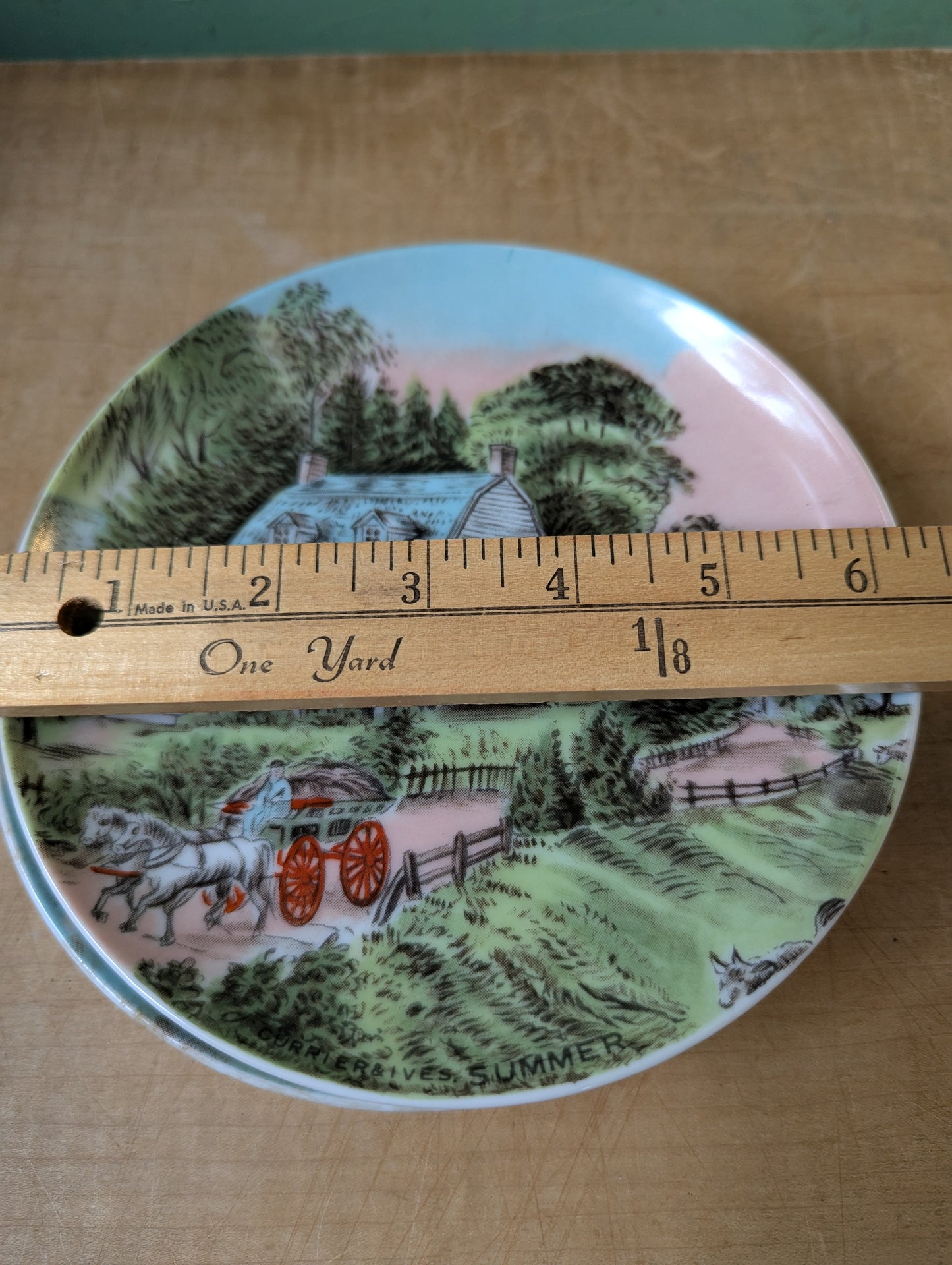 Currier and Ives season wall plates