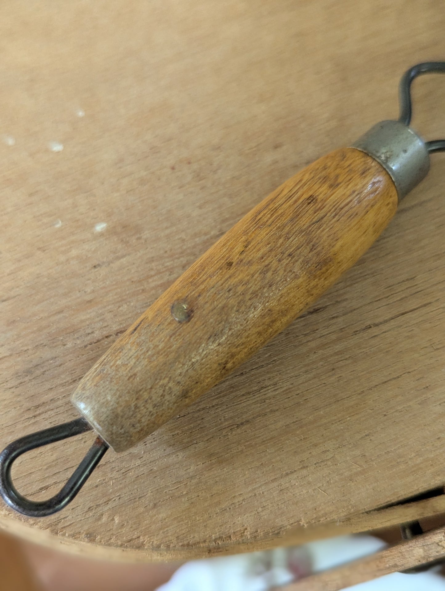 Kitchen gadgets whisk and strainer