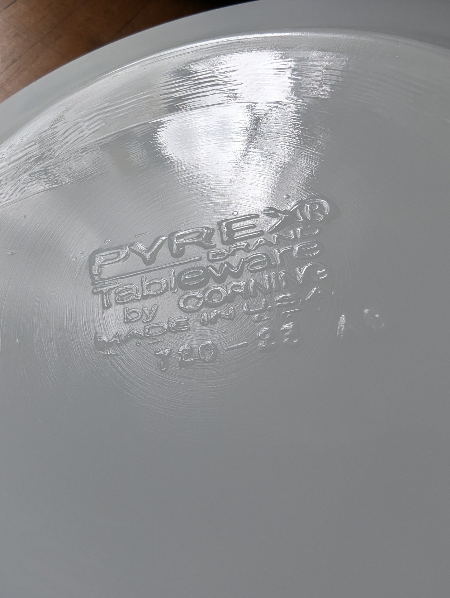 Set of 5 pyrex plates