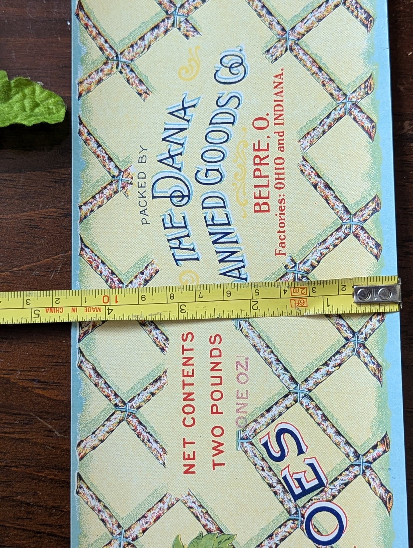 Tomato can label
