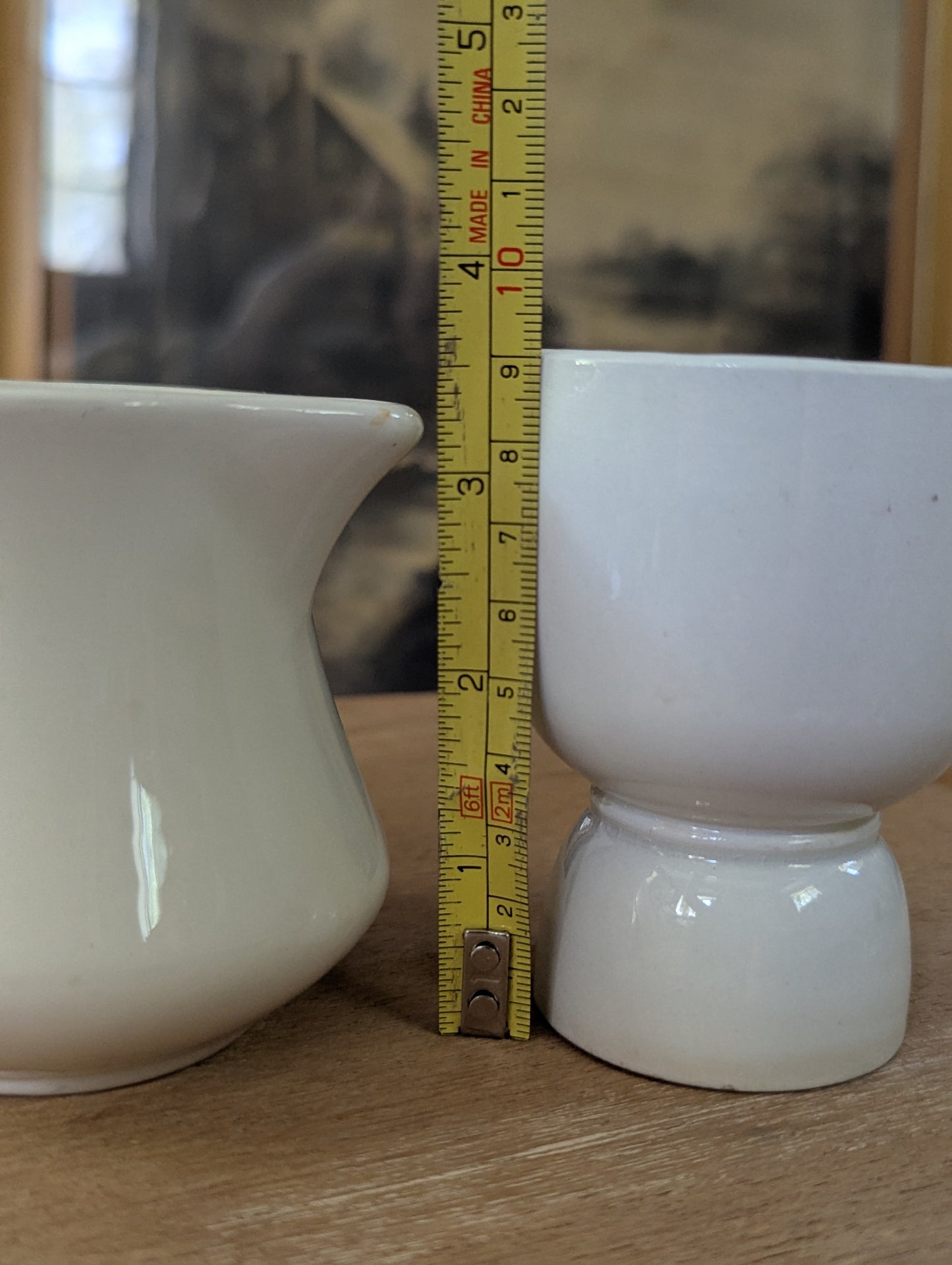 Homer Laughlin creamer and egg cup 2pc
