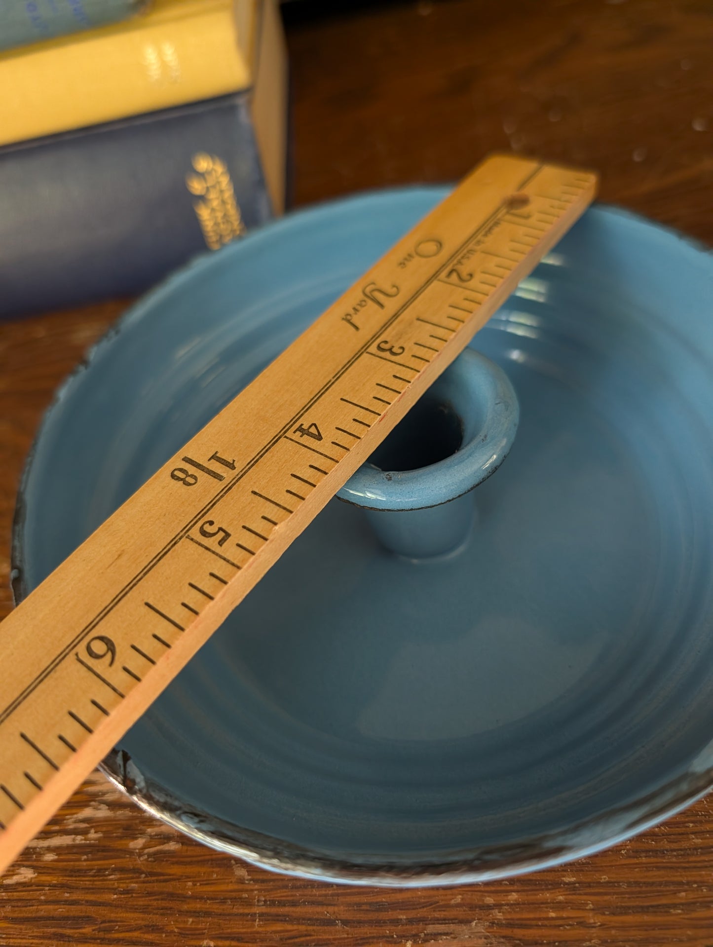 Enamel candle holder
