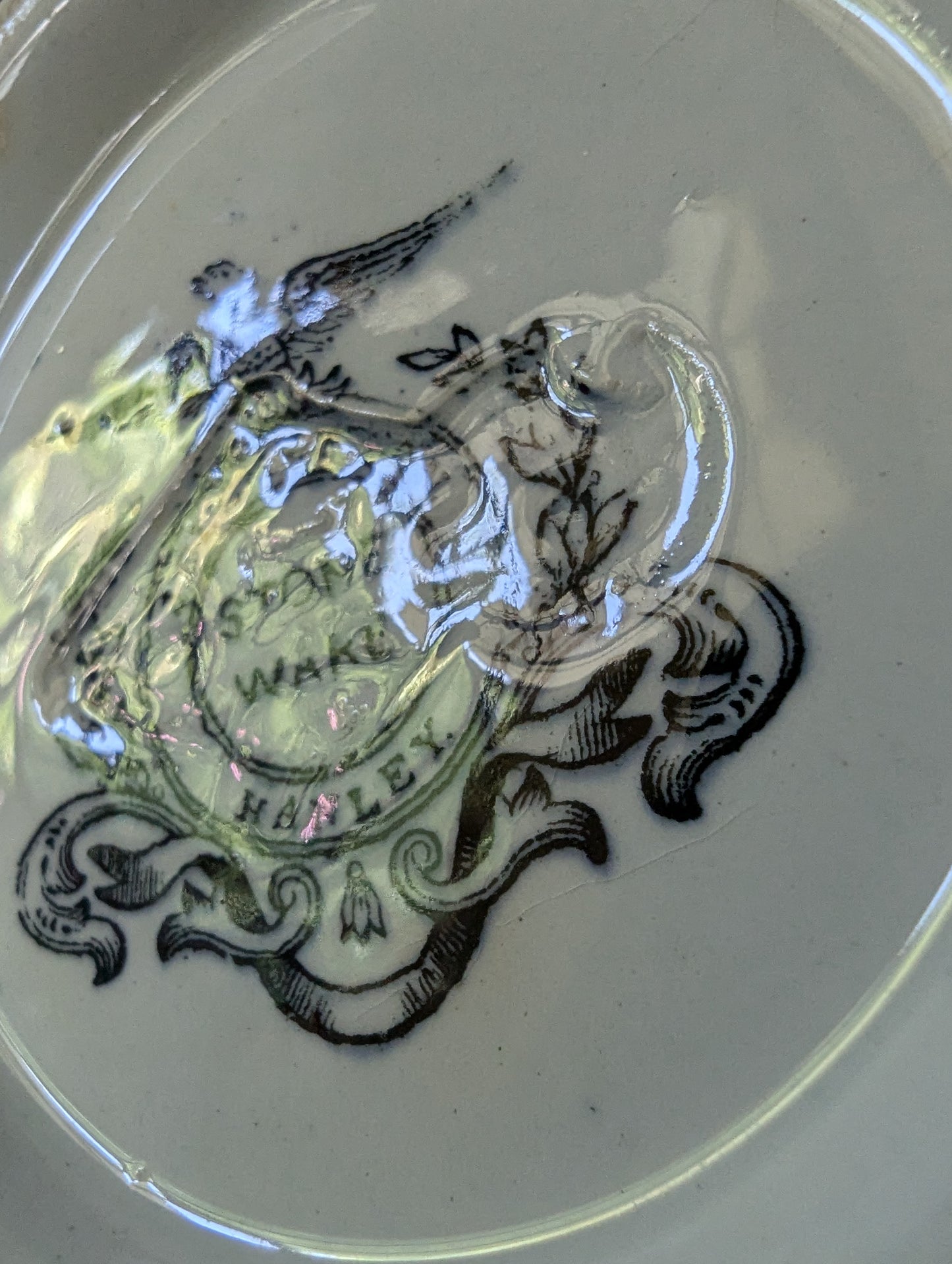 Creamer and ironstone soap dish