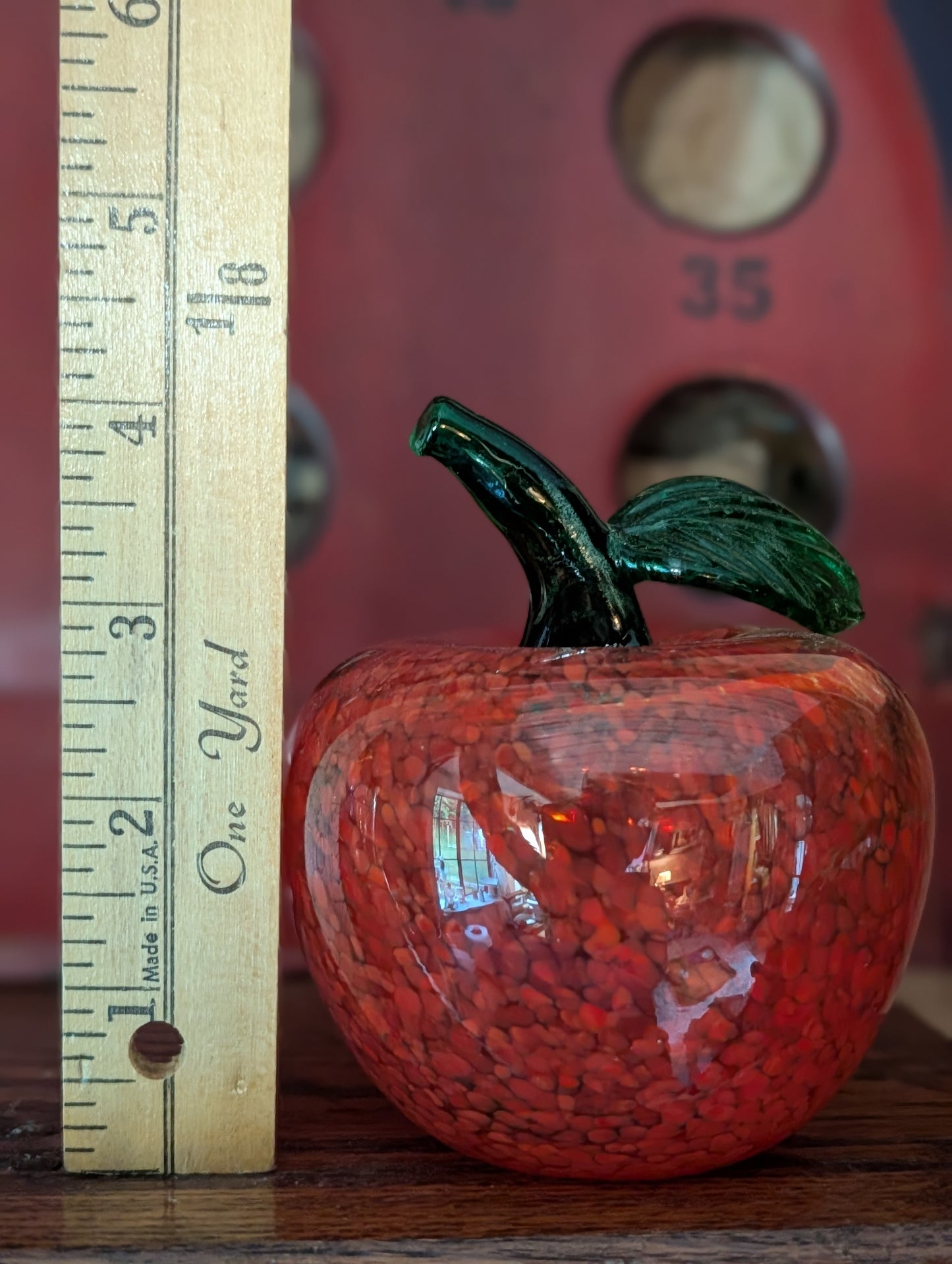 Glass apple