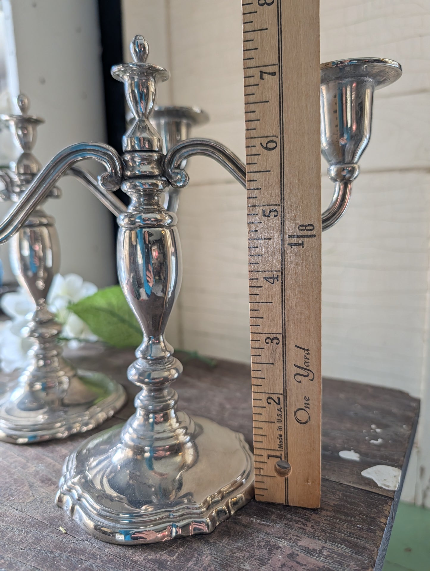 Pair of candelabras