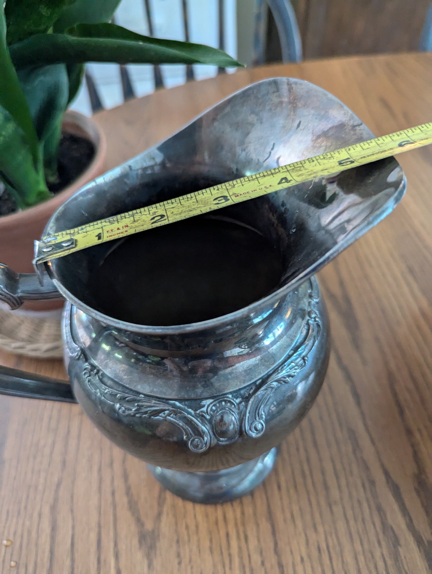 Wilcox International Silver water pitcher