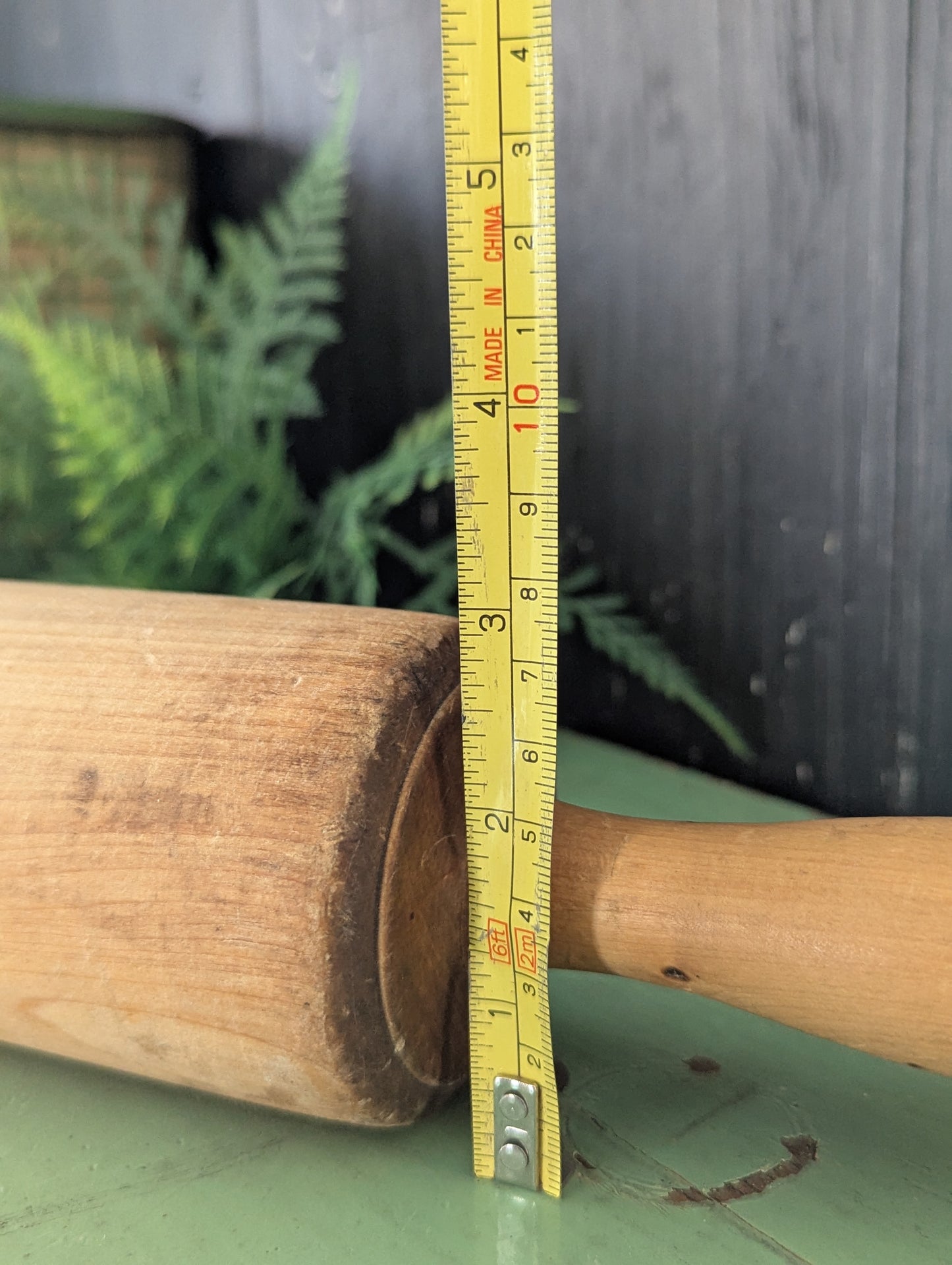 Wooden vintage rolling pin