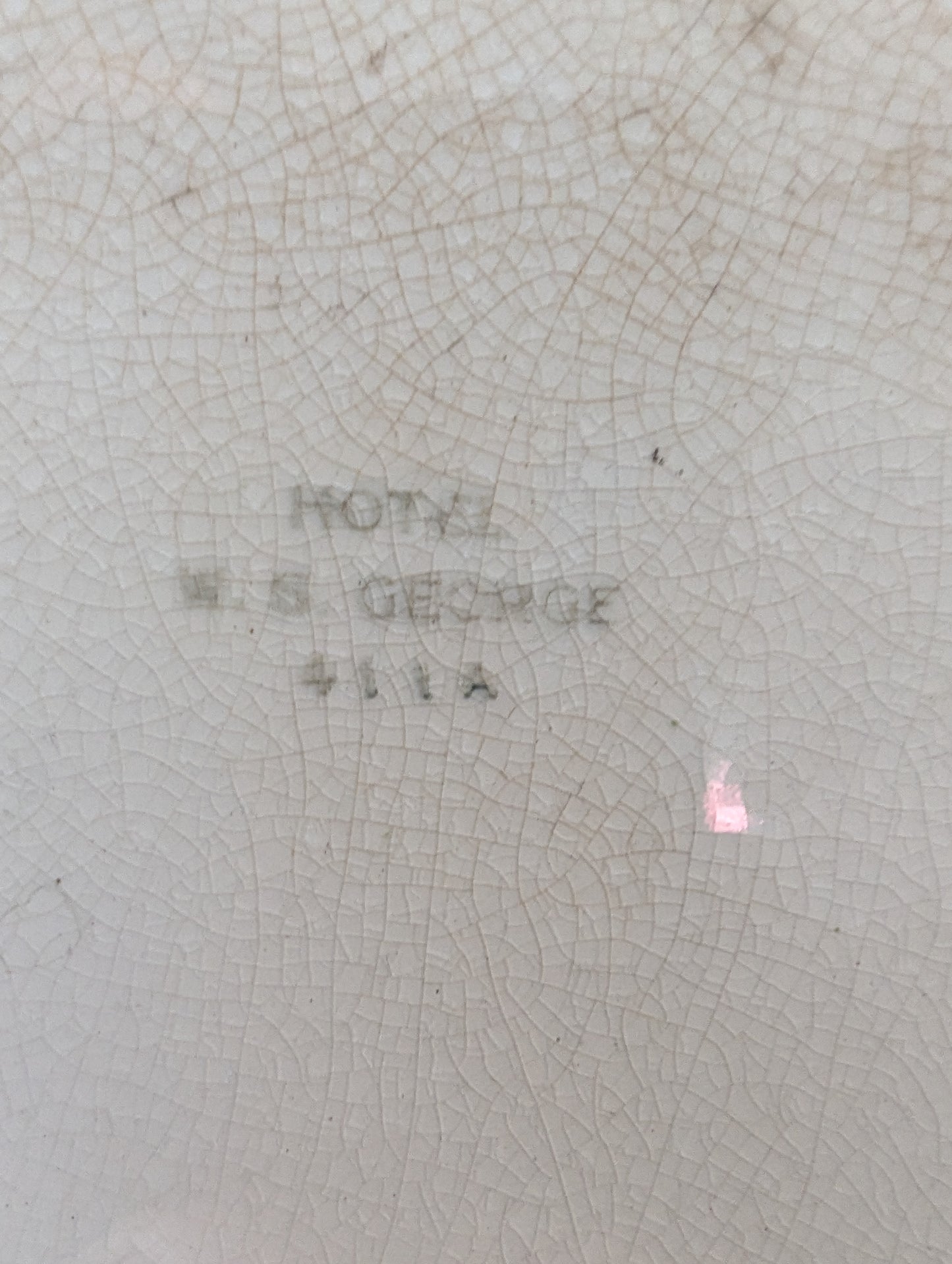 HOTEL W.S. George 411A stoneware basin bowl