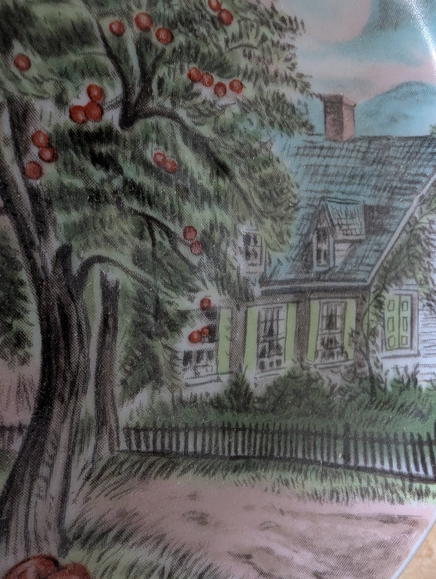 Currier and Ives season wall plates
