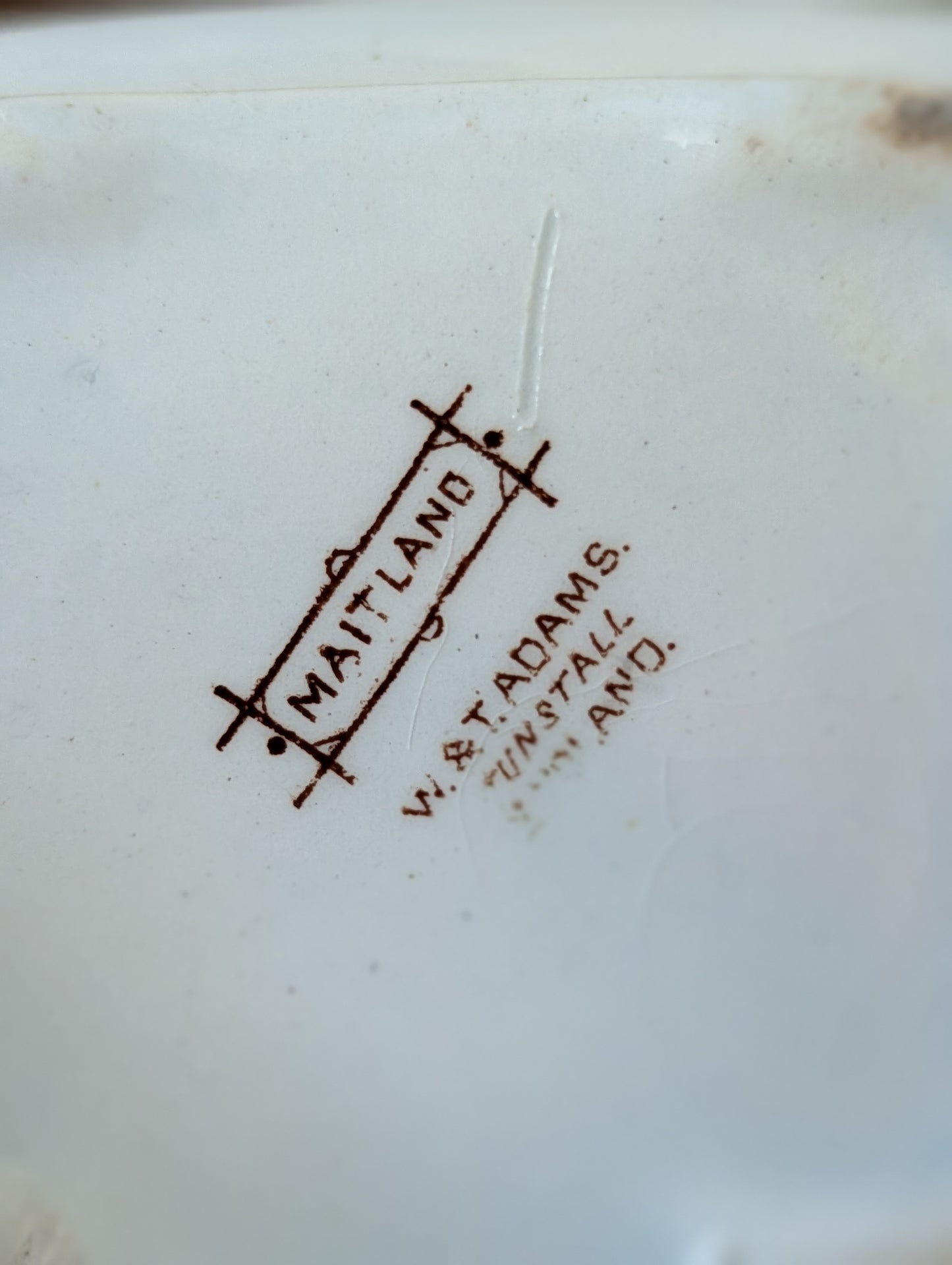 Transferware creamer/ pitcher