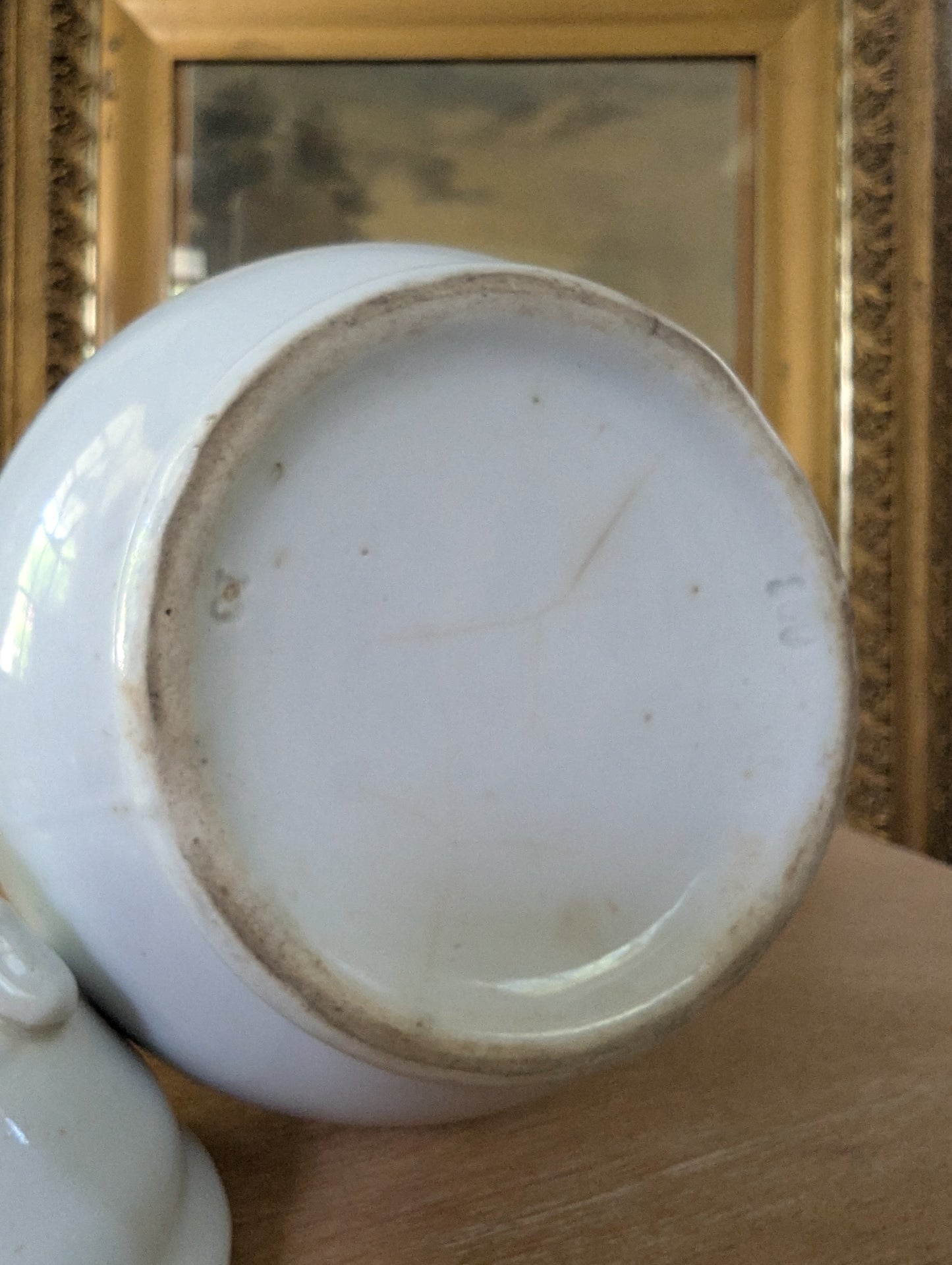 Ironstone sugar pot