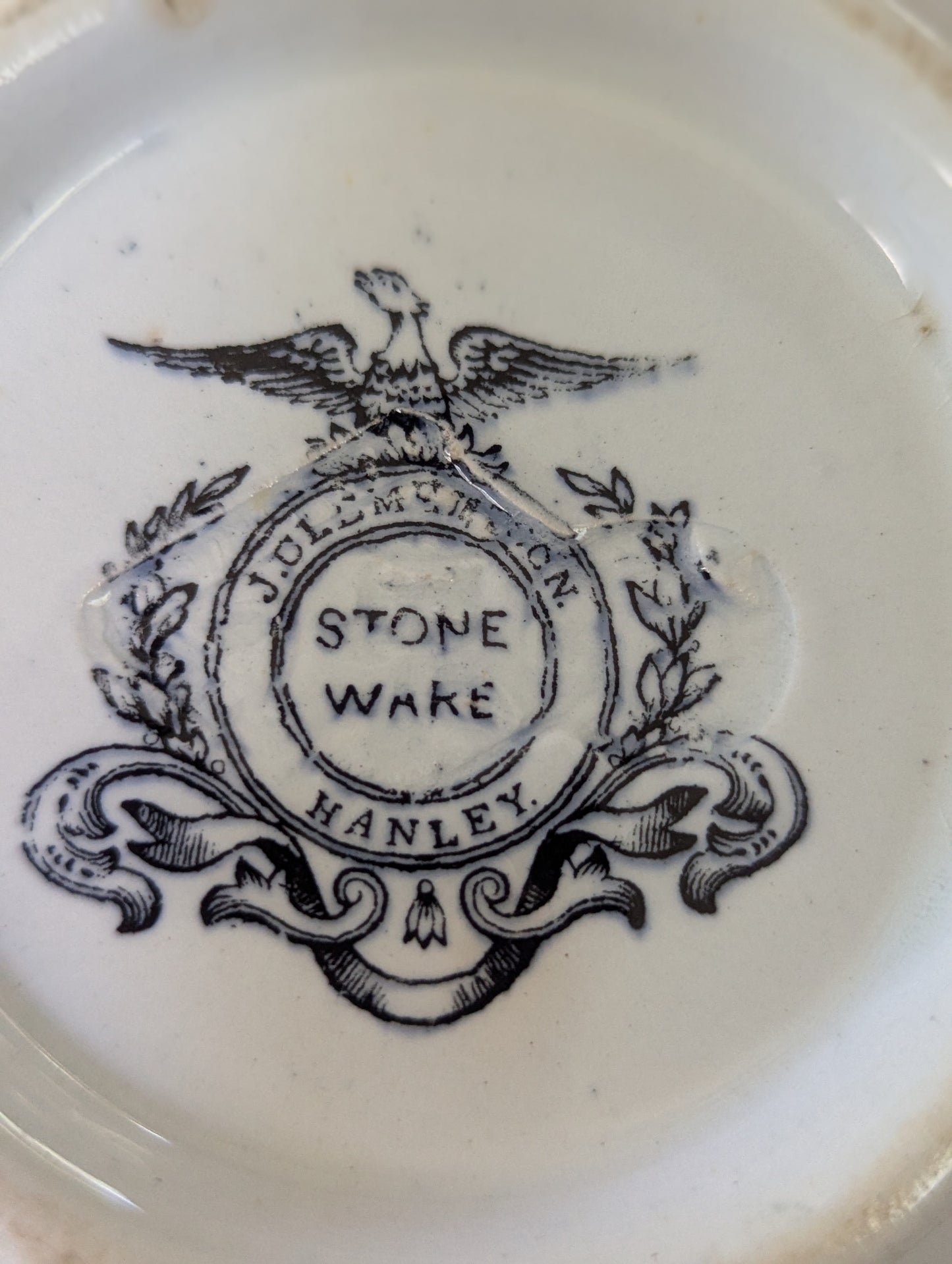 Creamer and ironstone soap dish