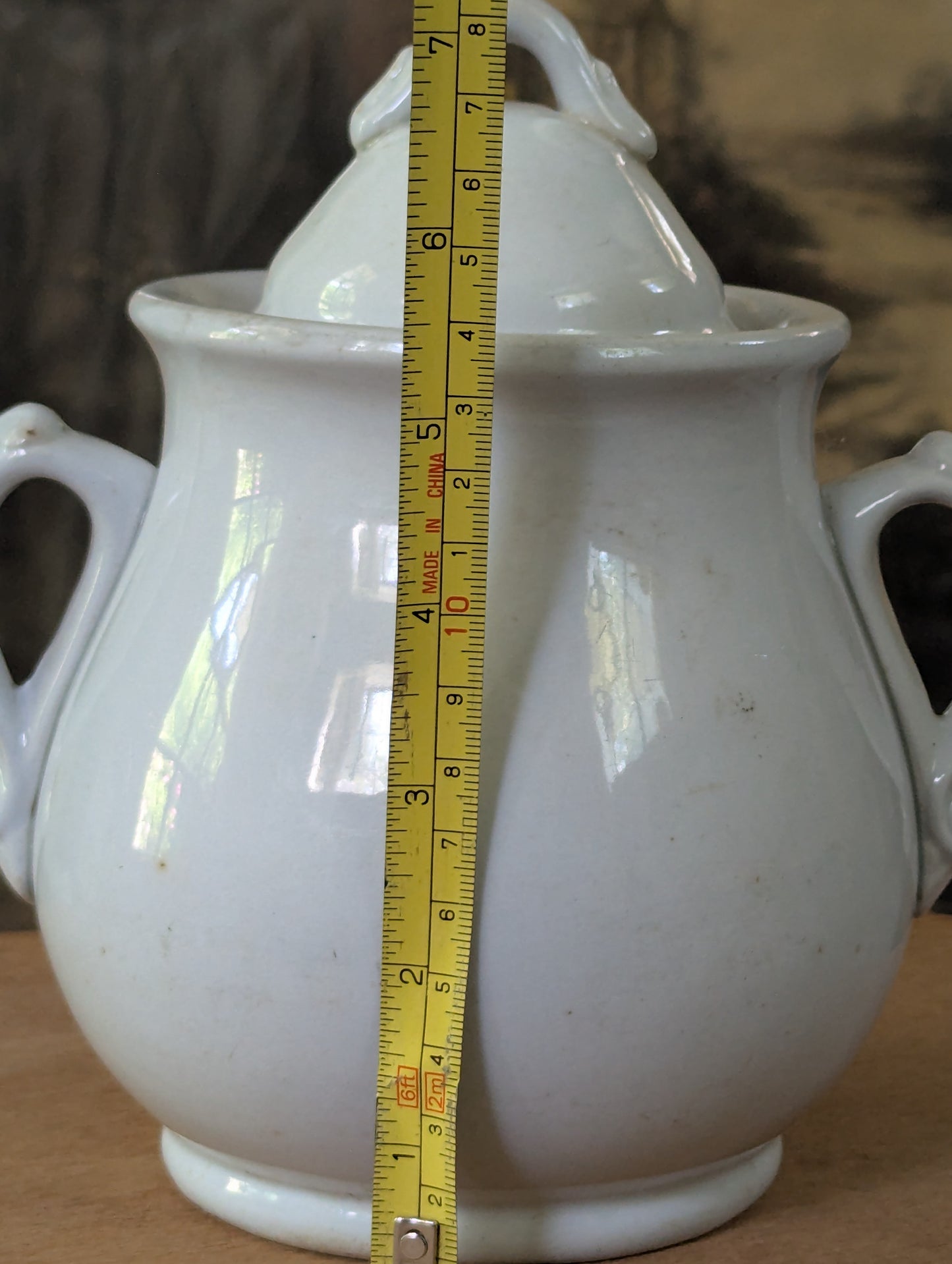 Ironstone sugar pot
