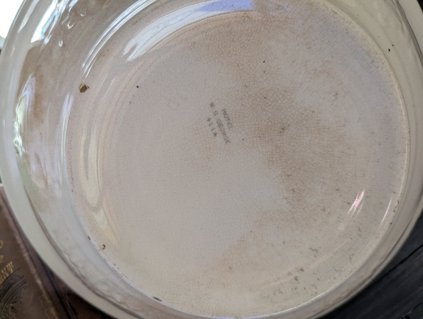 HOTEL W.S. George 411A stoneware basin bowl