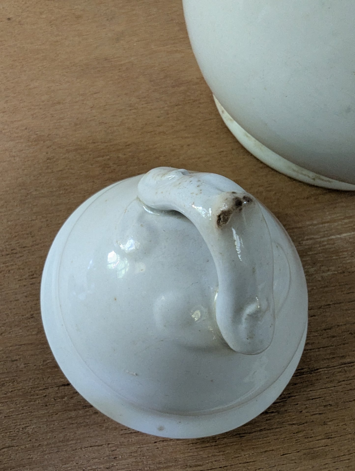 Ironstone sugar pot