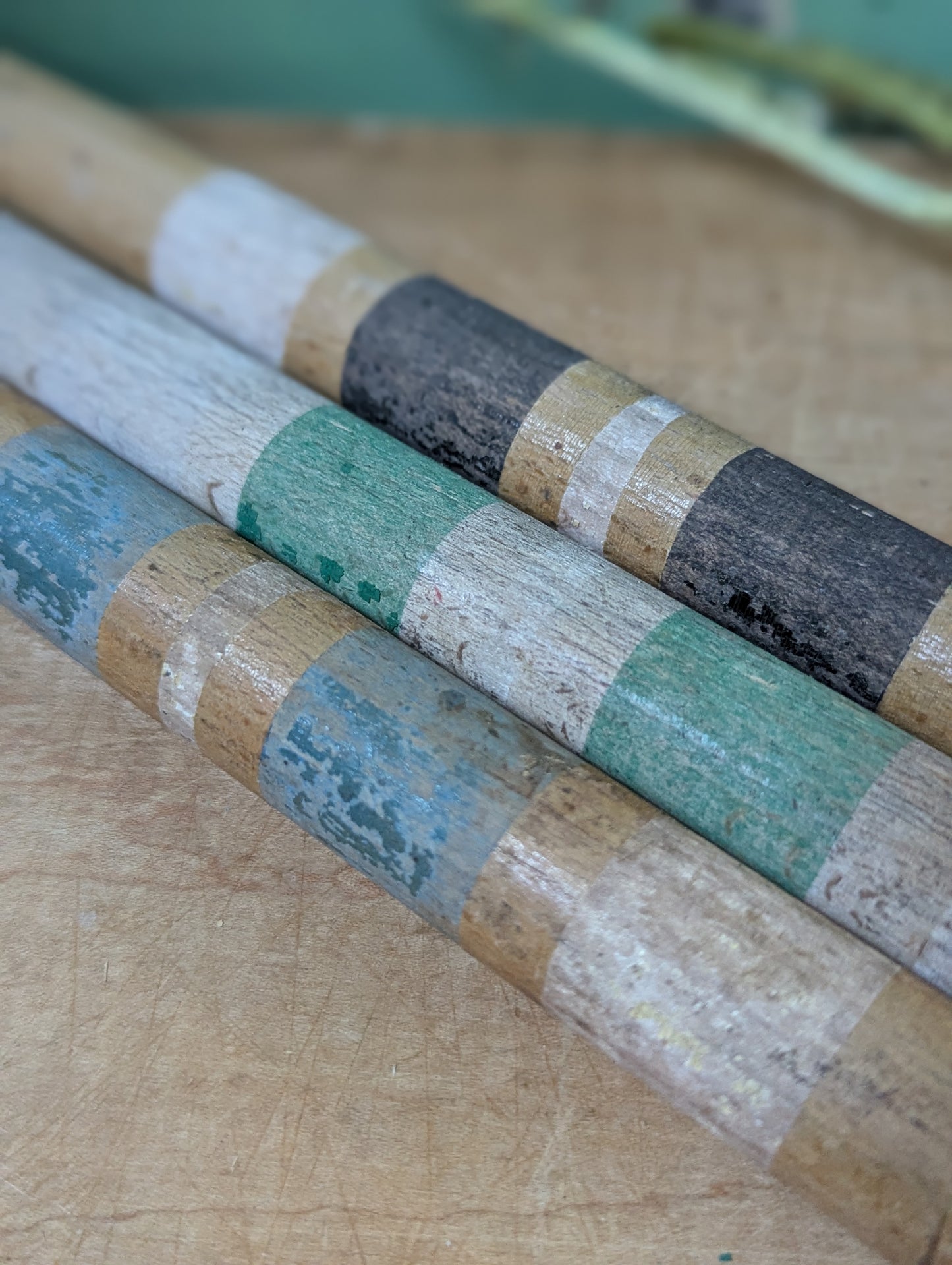 Set of 3 Croquet handles