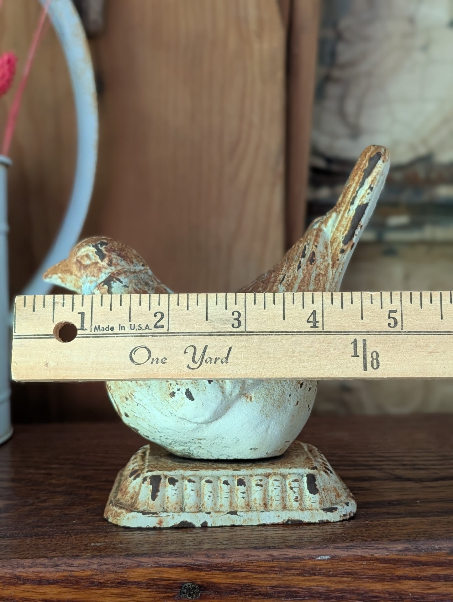 Cast garden bird