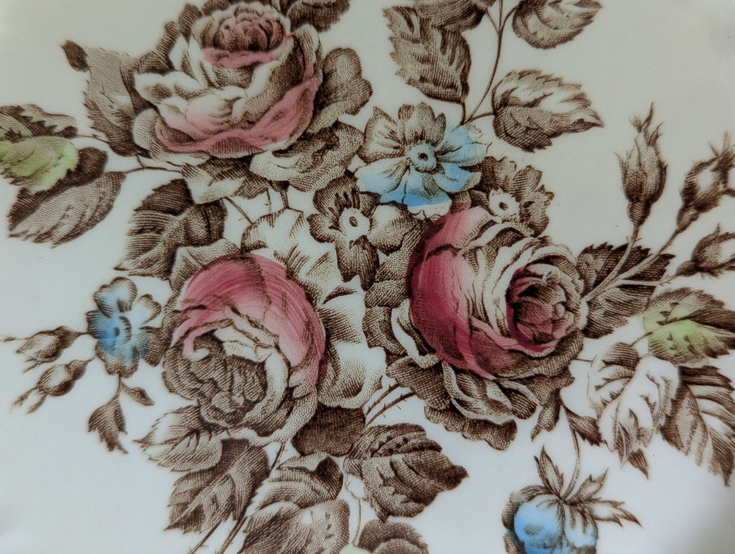 Devon's Sprays Johnson Bothers Ironstone transferware lot