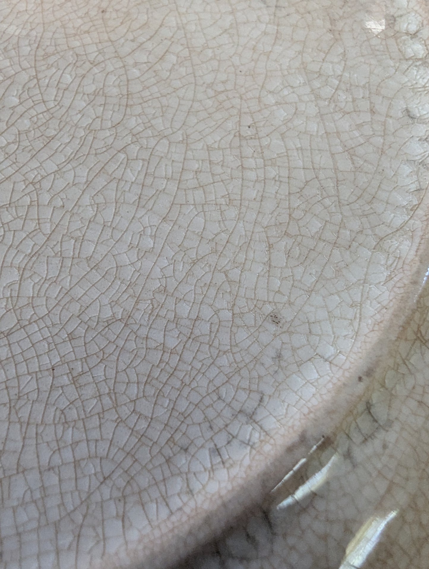 CW Turner & Sons Brazil brown transfer ware salad/bread plate