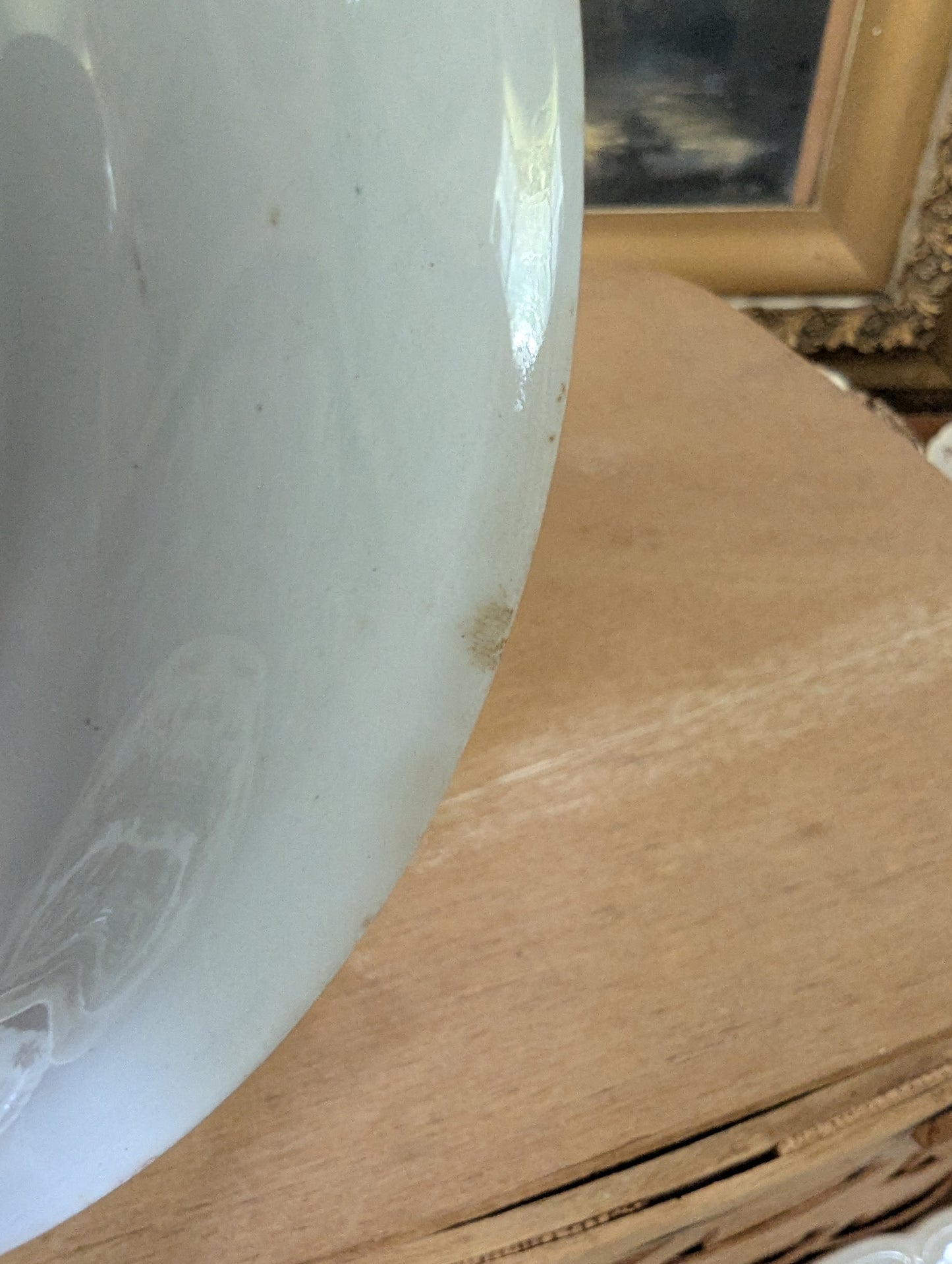 Creamer and ironstone soap dish