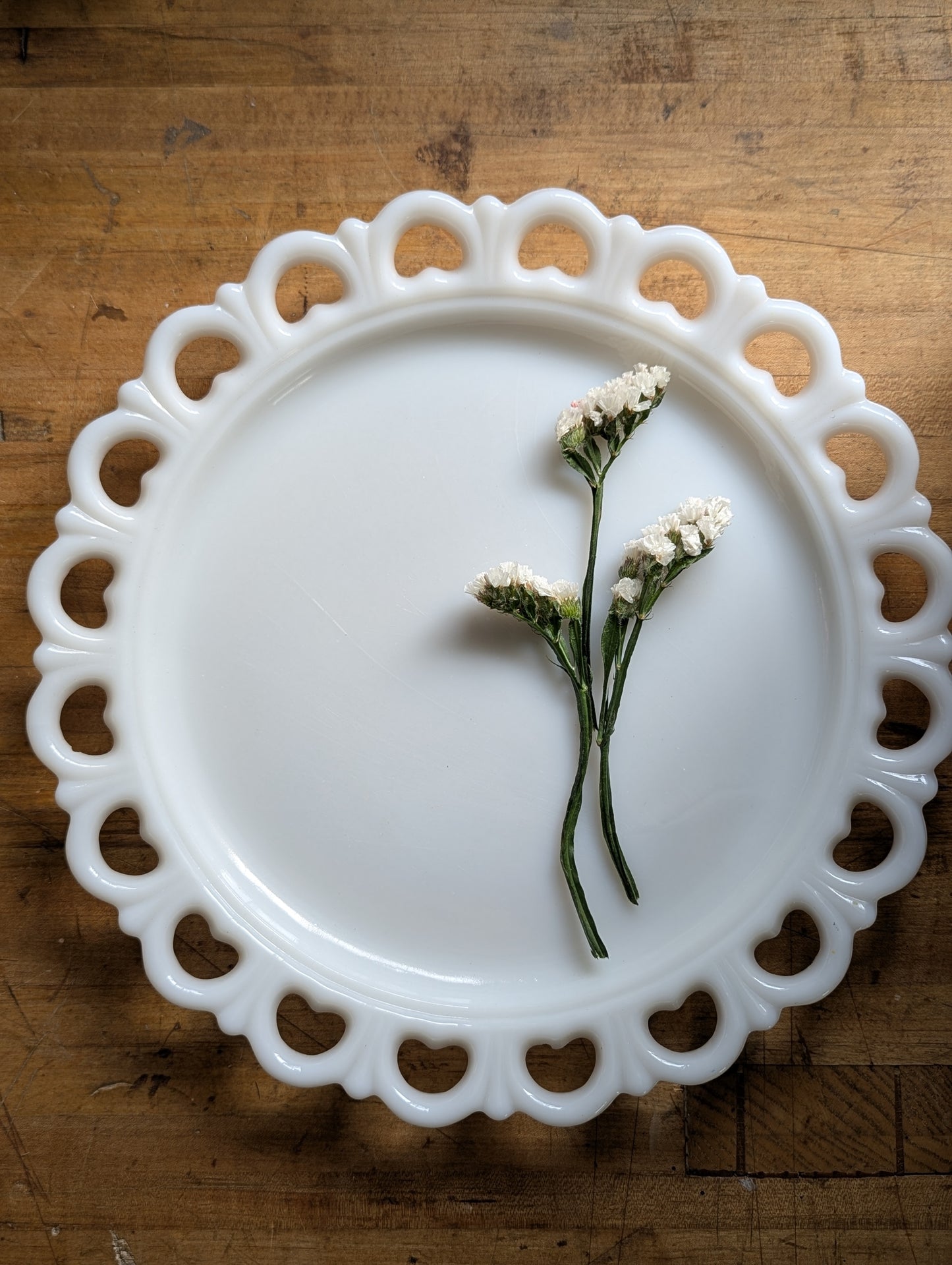 Vintage Anchor Hocking Old Colony Torte Plate Platter