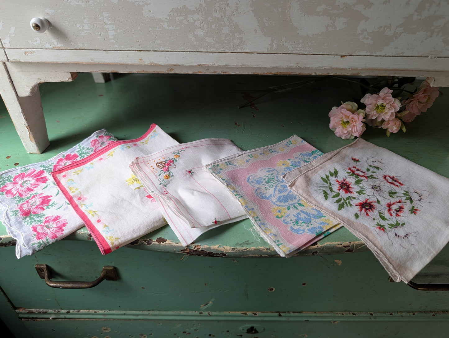 Floral hanky collection