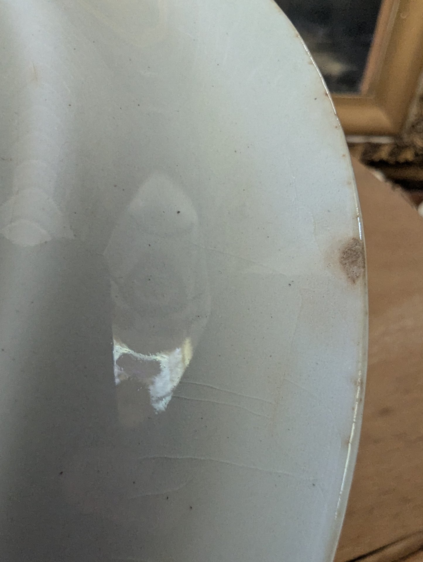 Creamer and ironstone soap dish