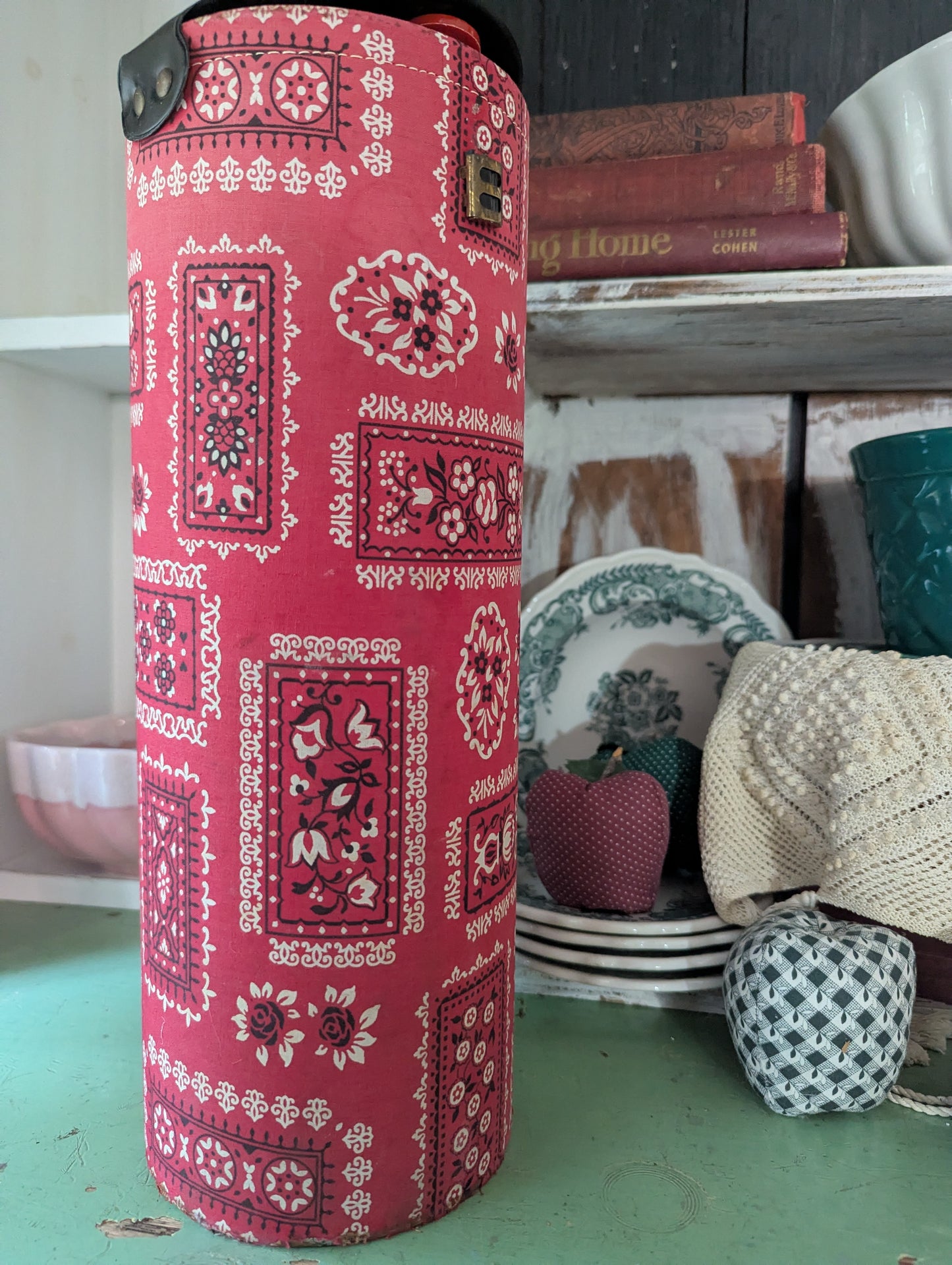 Knitting needle container/caddy complete with lot of many needles