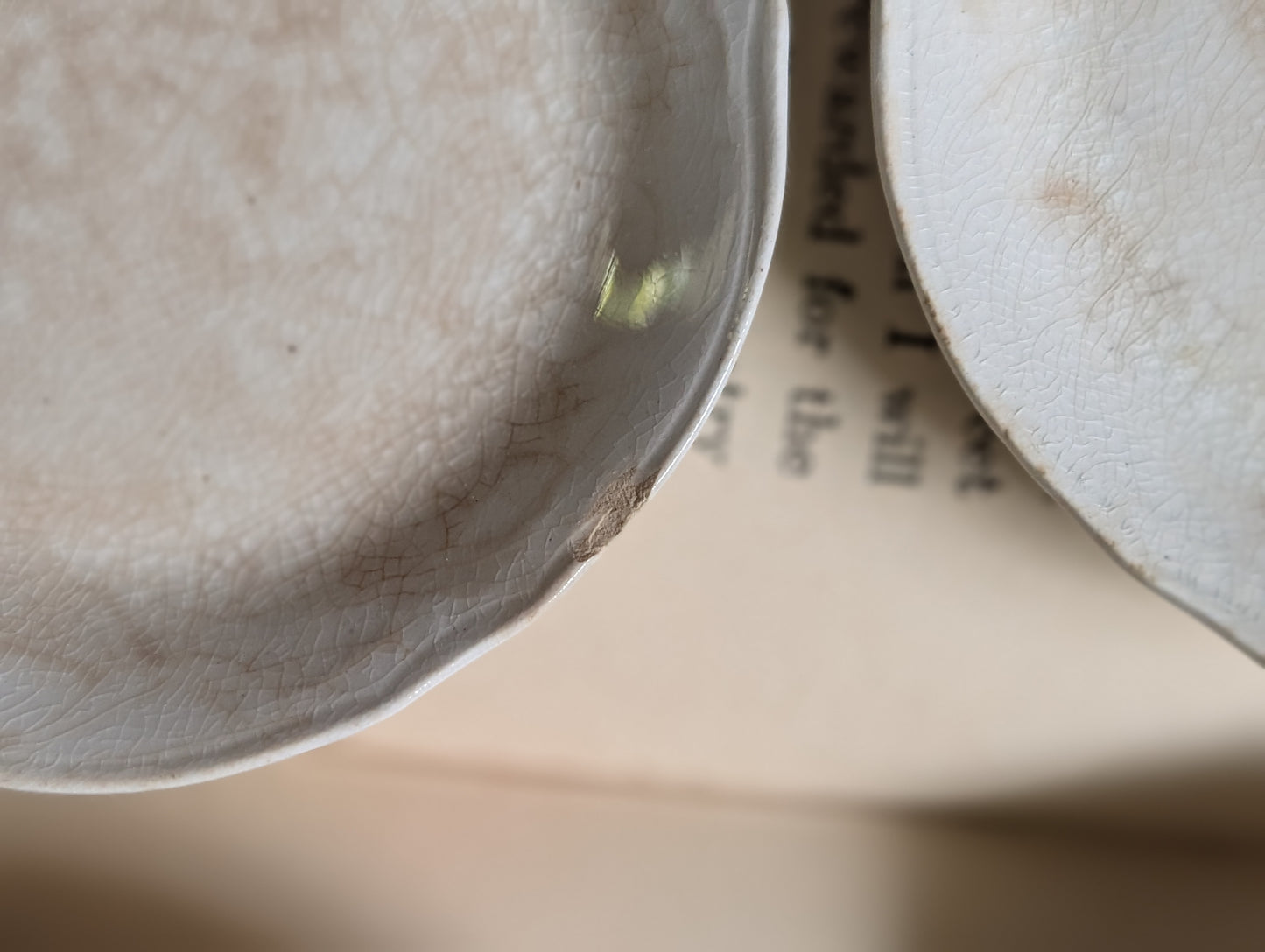 Ironstone butter pats 4