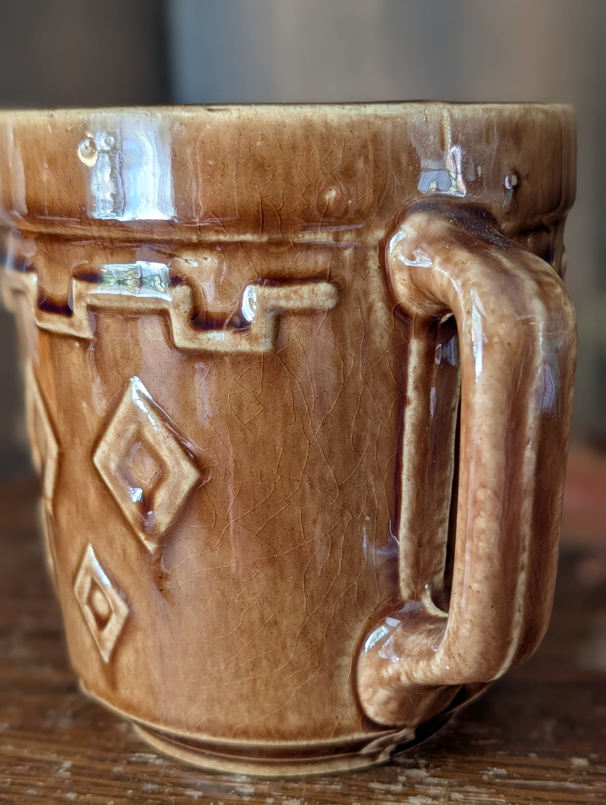 Stoneware pitcher and bowl