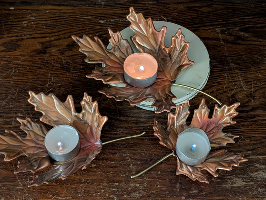 Copper leaves