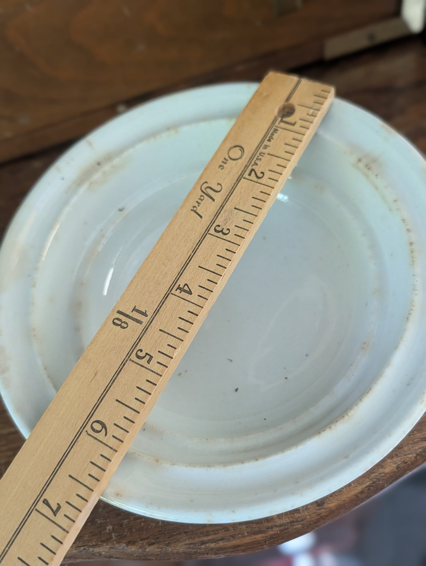 Ironstone soap dish