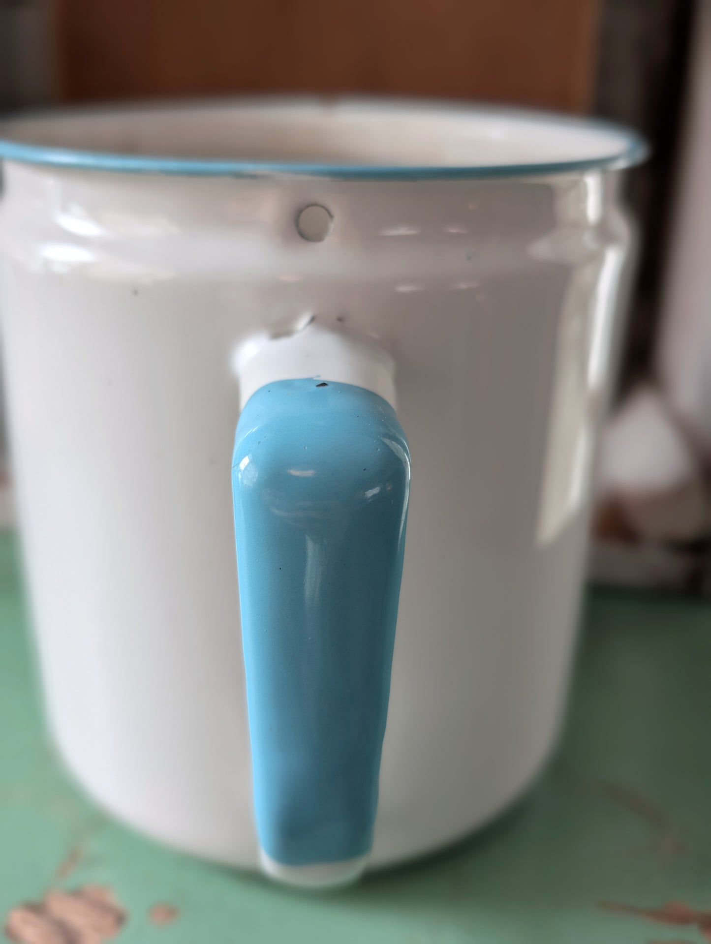 Enamel coffee pot