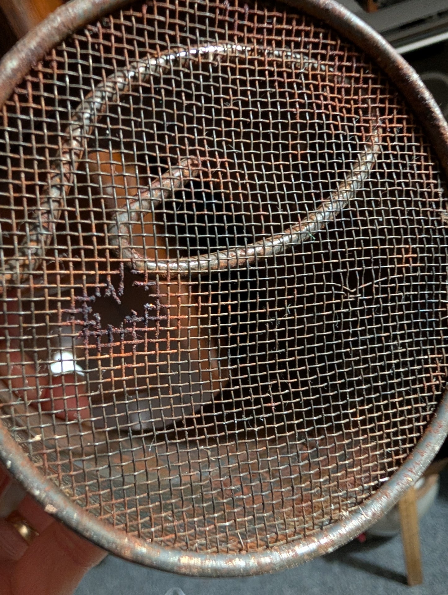 Pair of metal sifters