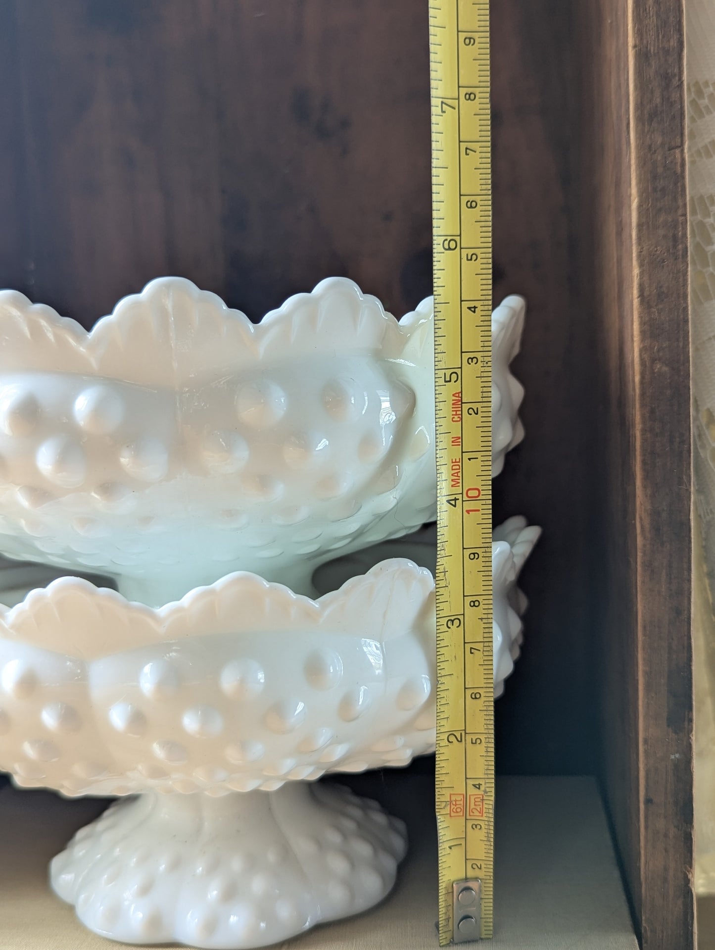 Fenton hobnail bowls