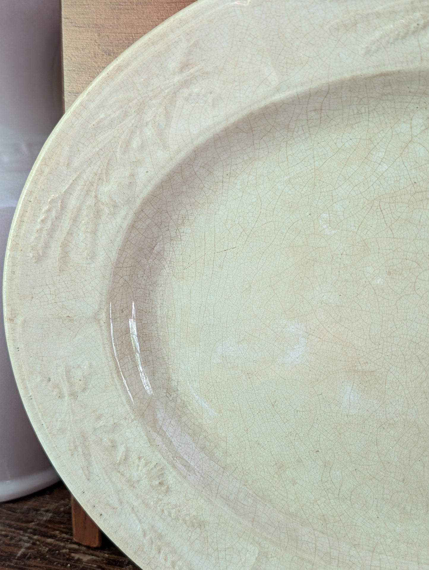 Wheat ironstone platter