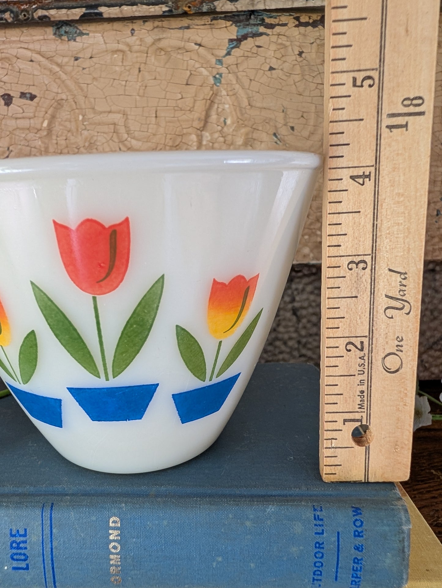 Fire King tulip bowl
