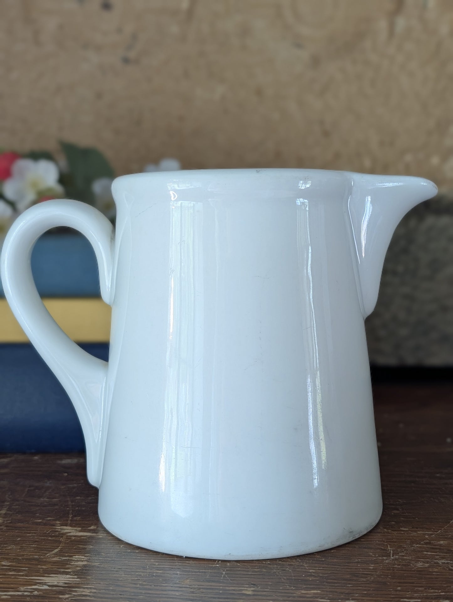 Stoneware milk pitcher