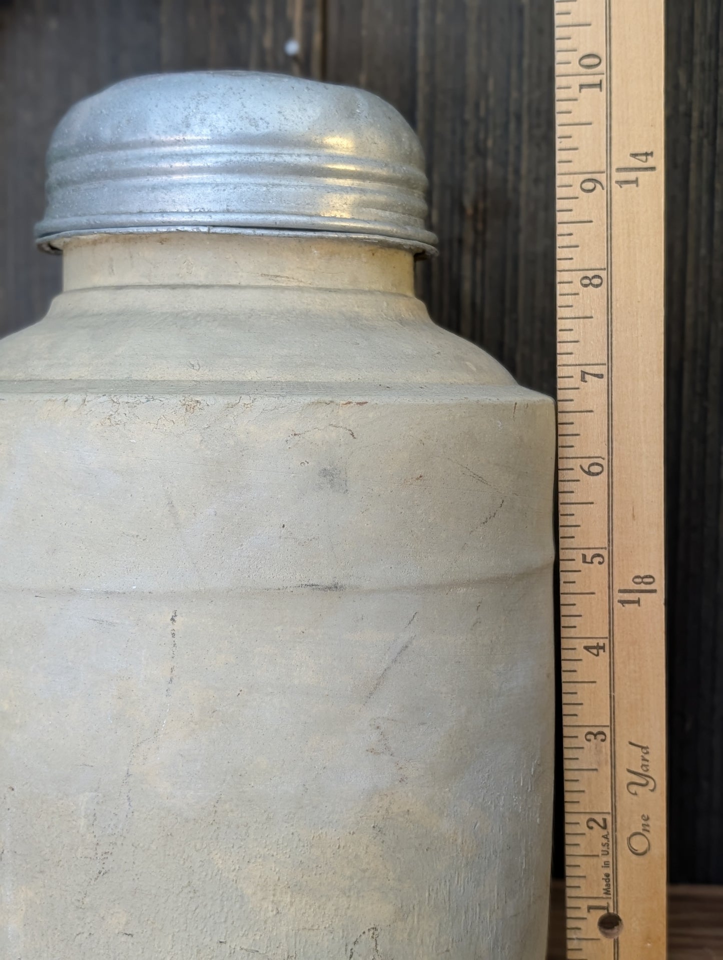 Stoneware fruit jar