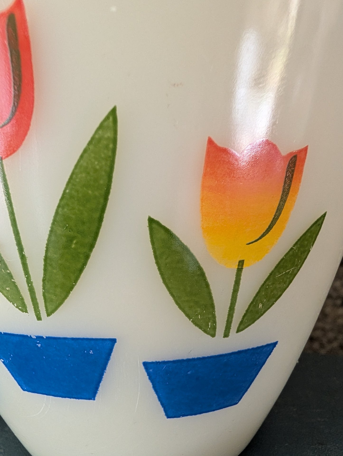 Fire King tulip bowl