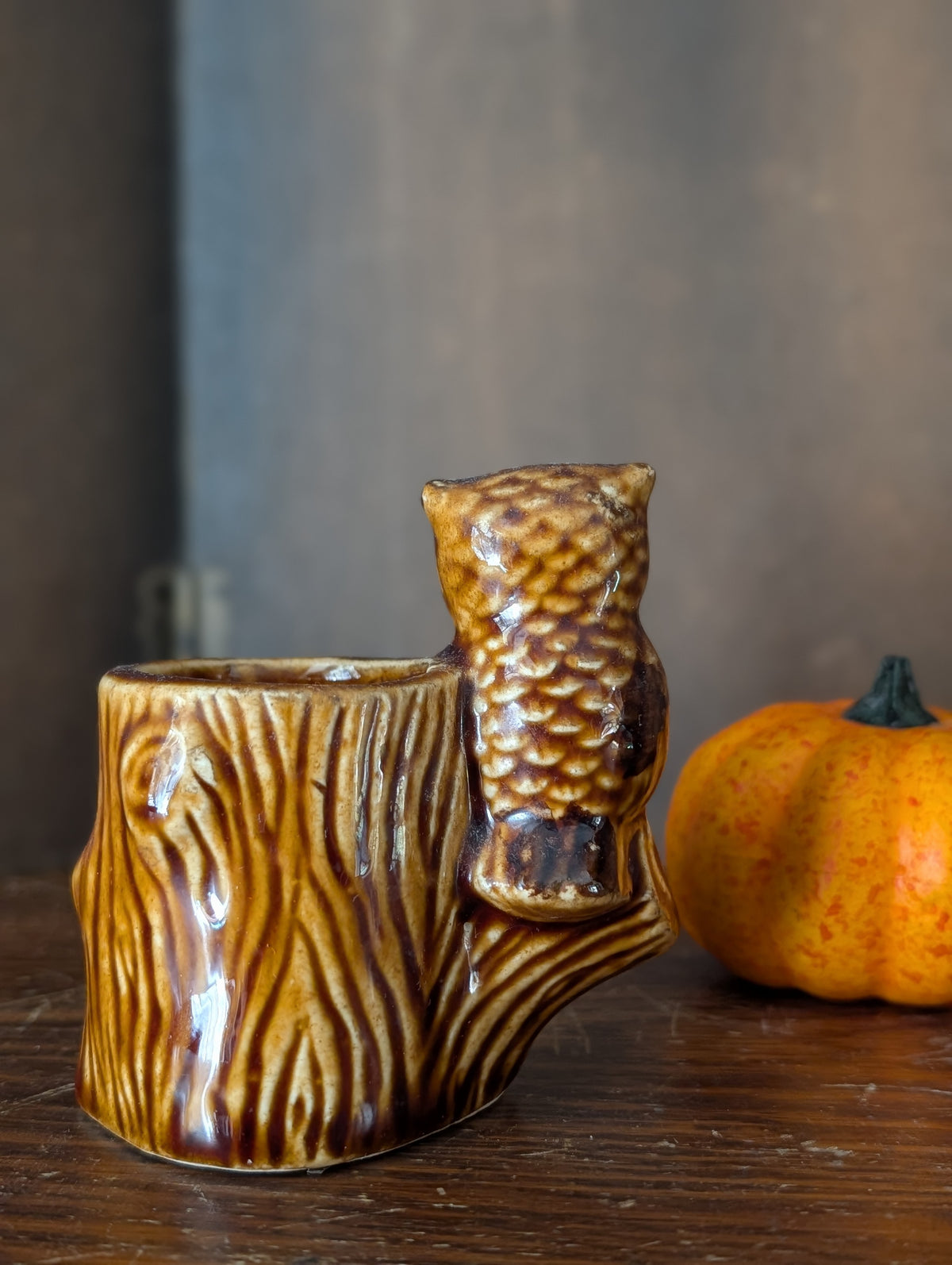 Owl toothpick holder