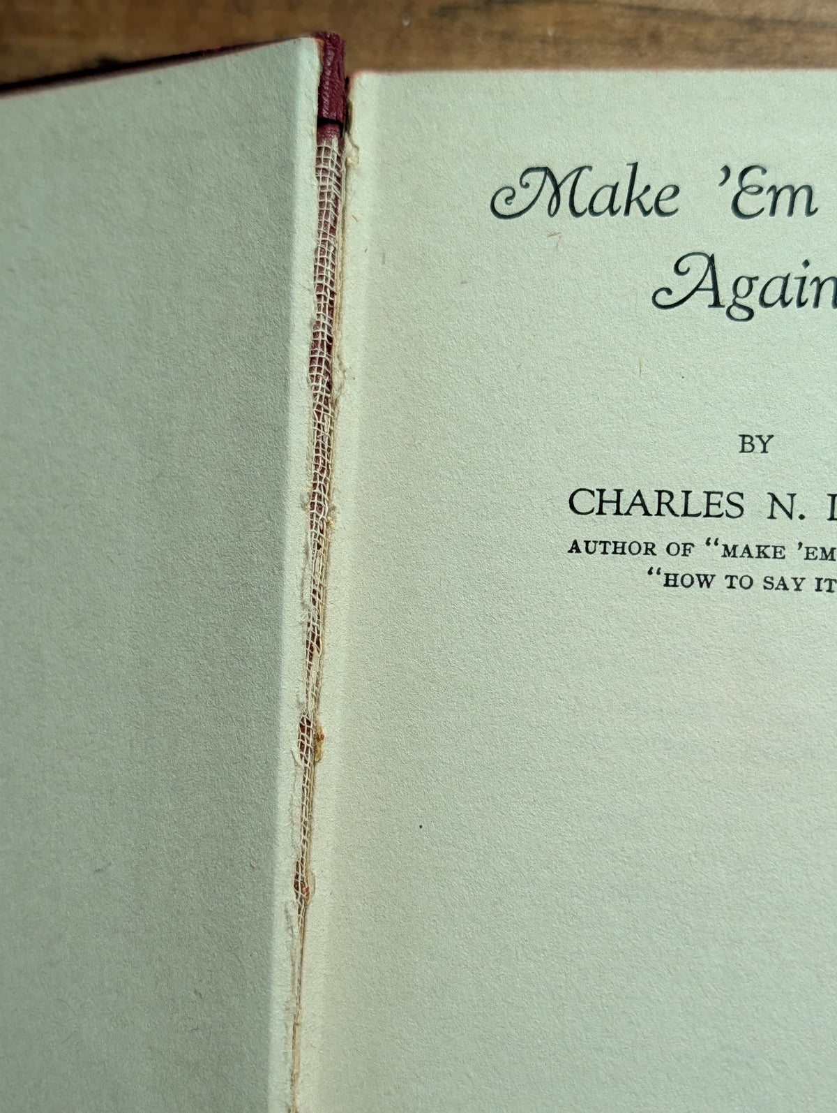 Make 'Em Laugh Again book