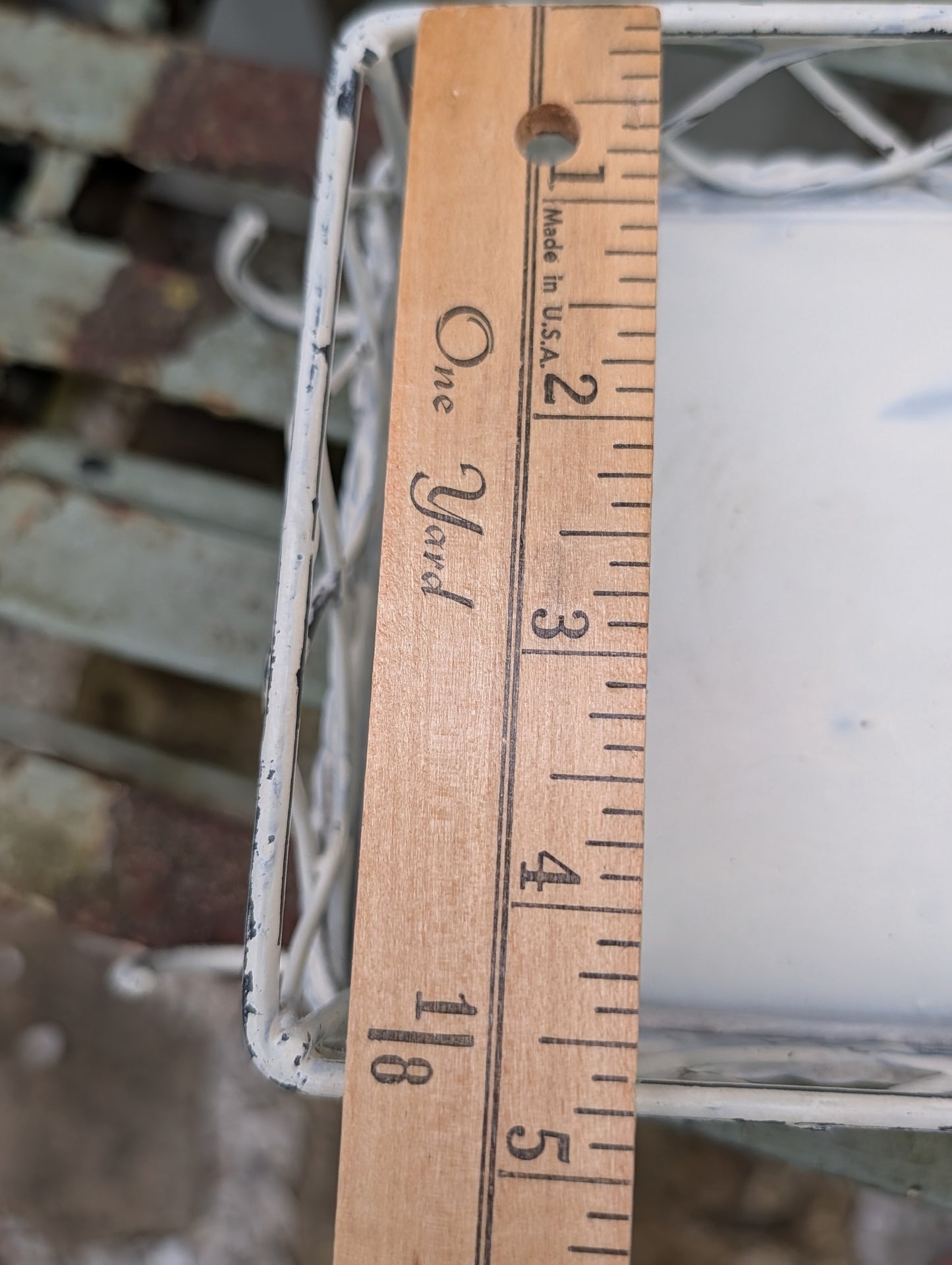 Wire and metal tray