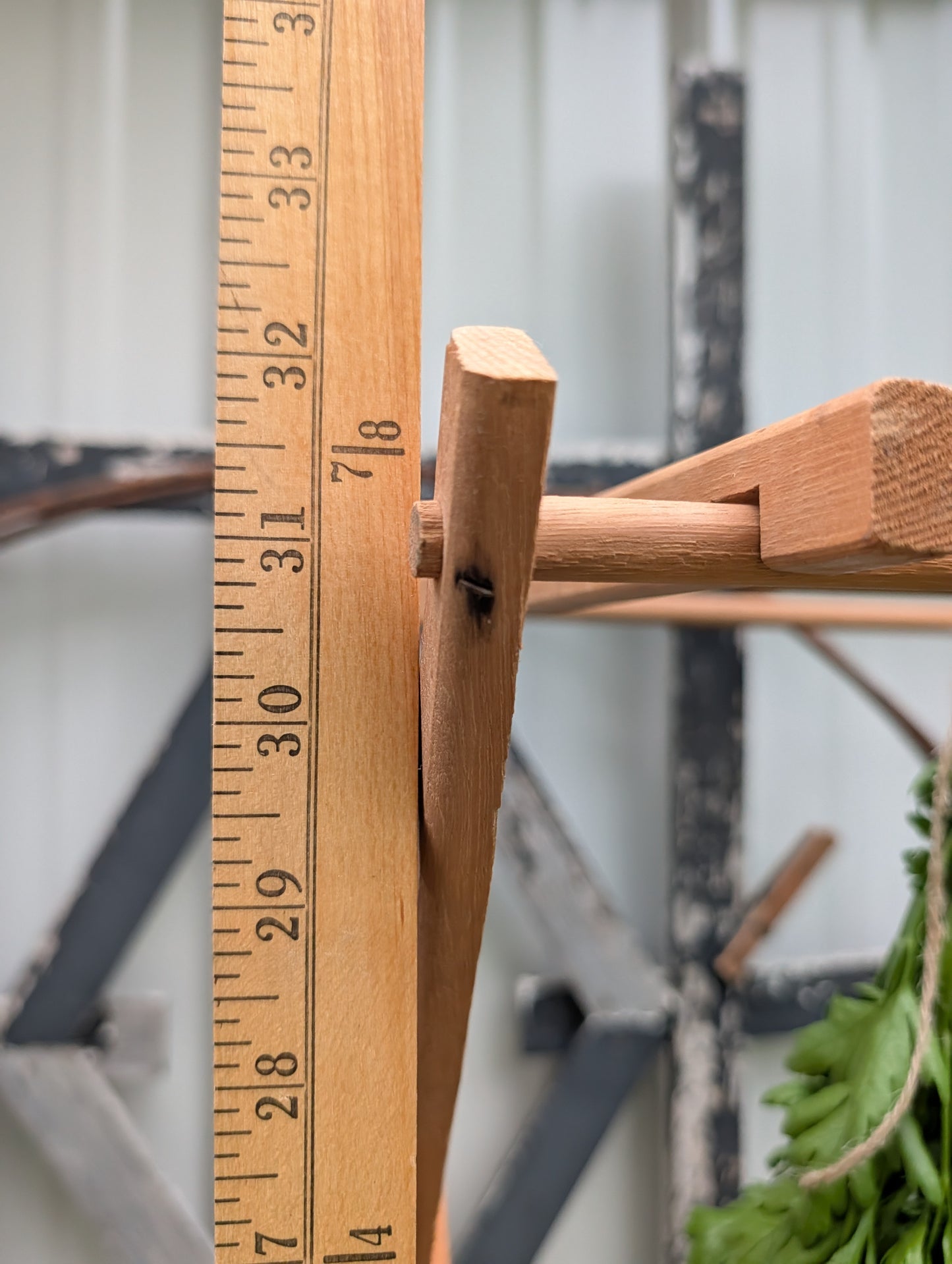 Wood drying rack