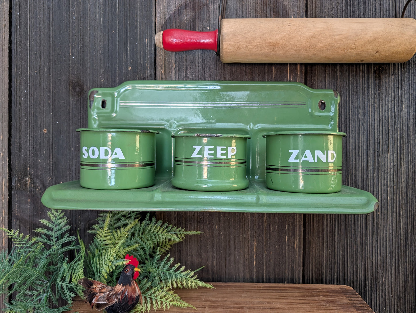 Zand Zeep Soda Enamel Laundry Rack
