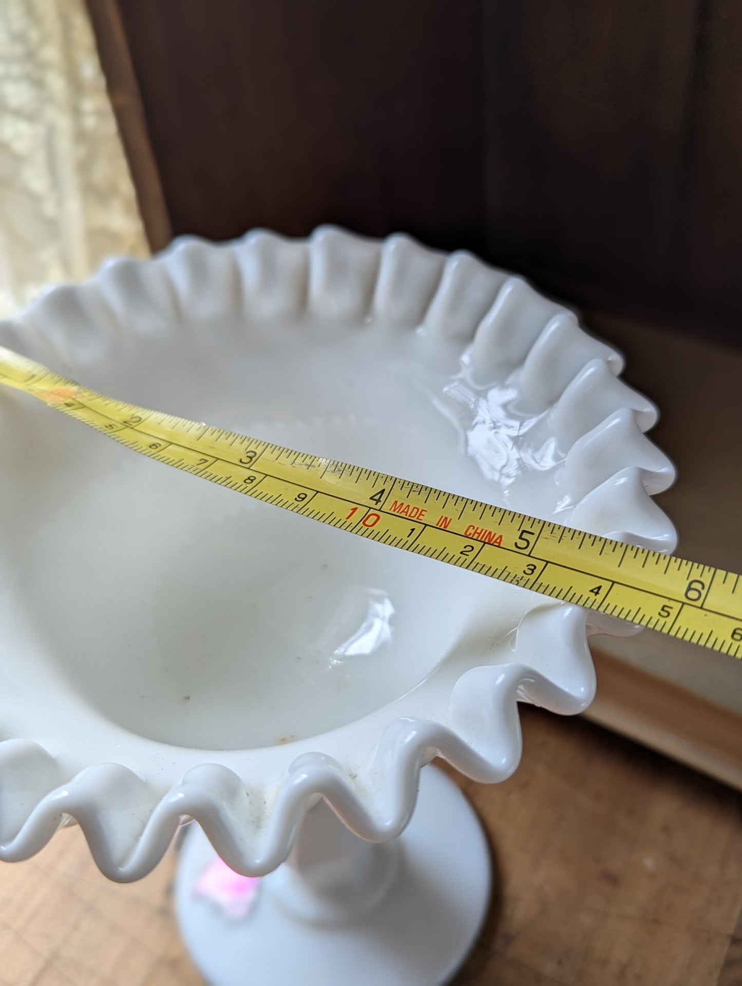 Fenton hobnail dish