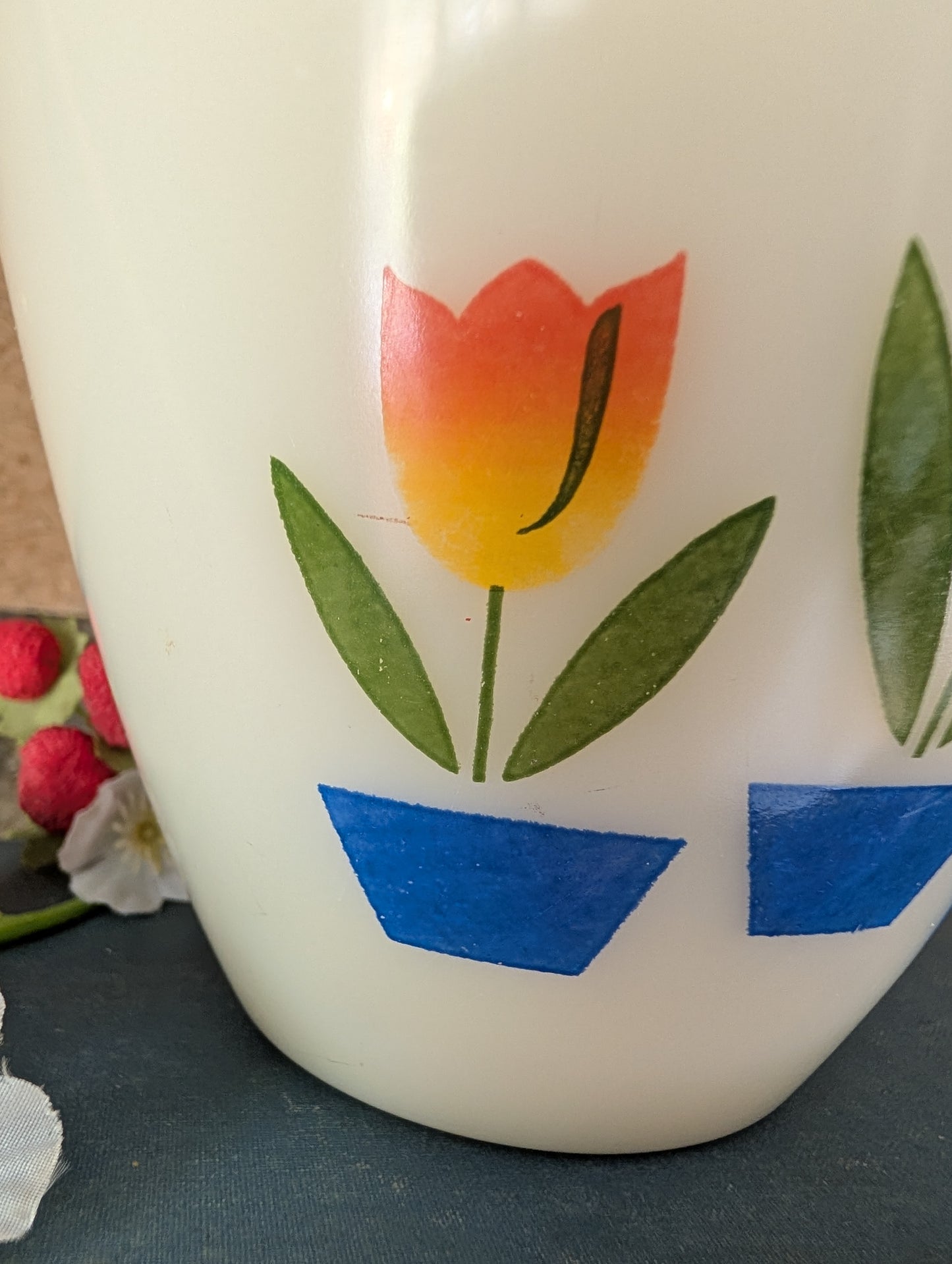 Fire King tulip bowl
